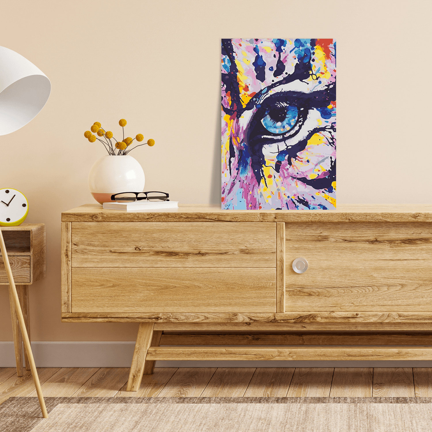 Malen nach Zahlen - Tiger Tamara T2