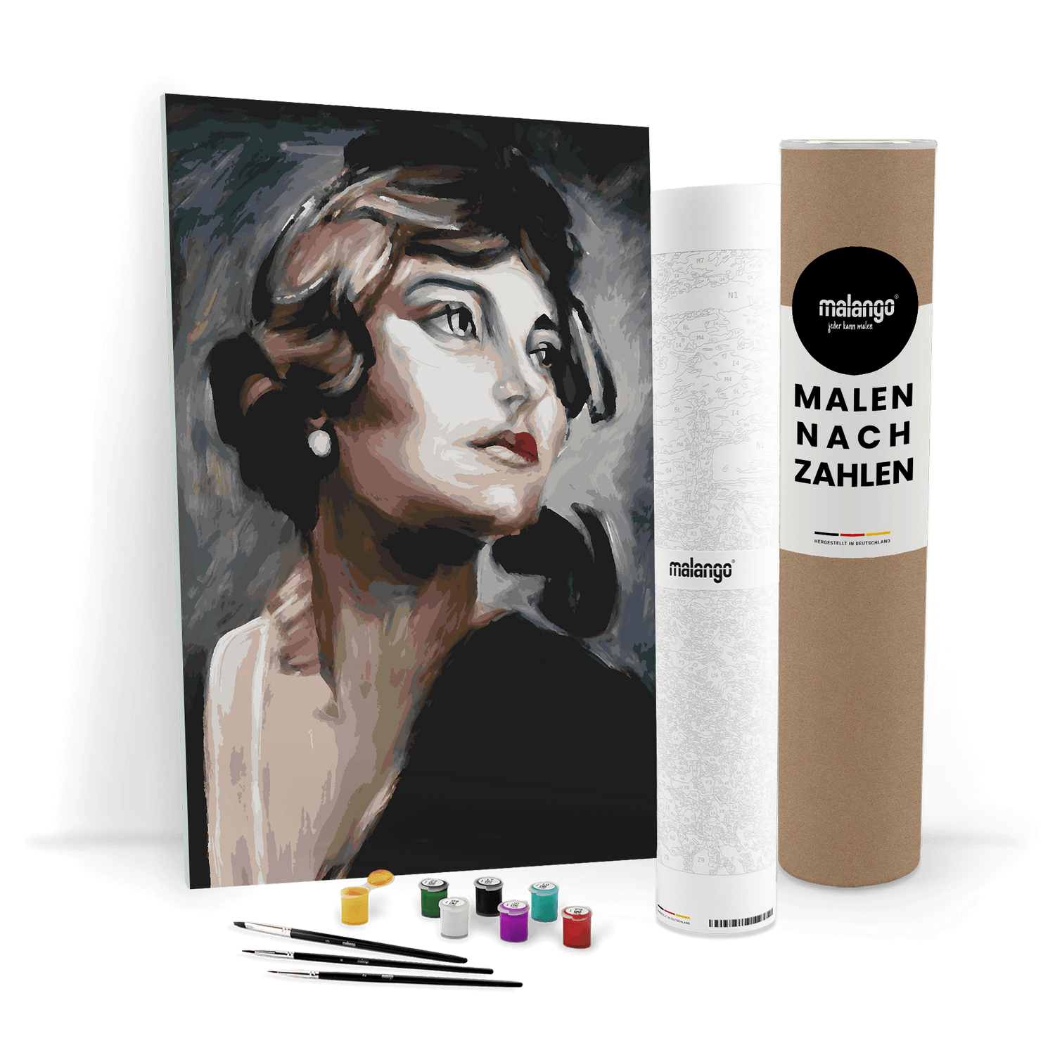 Malen nach Zahlen - Trauernde Wittwe