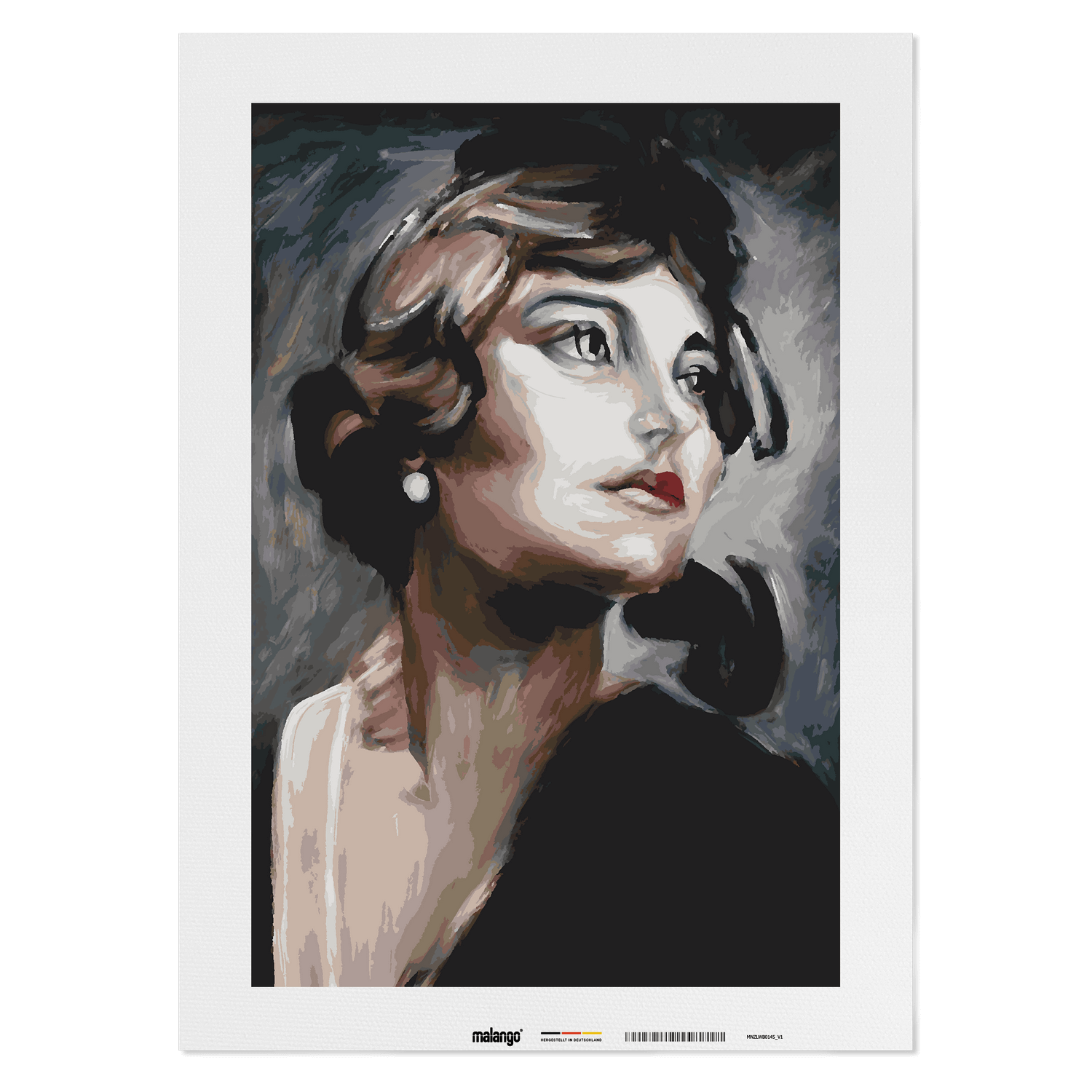 Malen nach Zahlen - Trauernde Wittwe