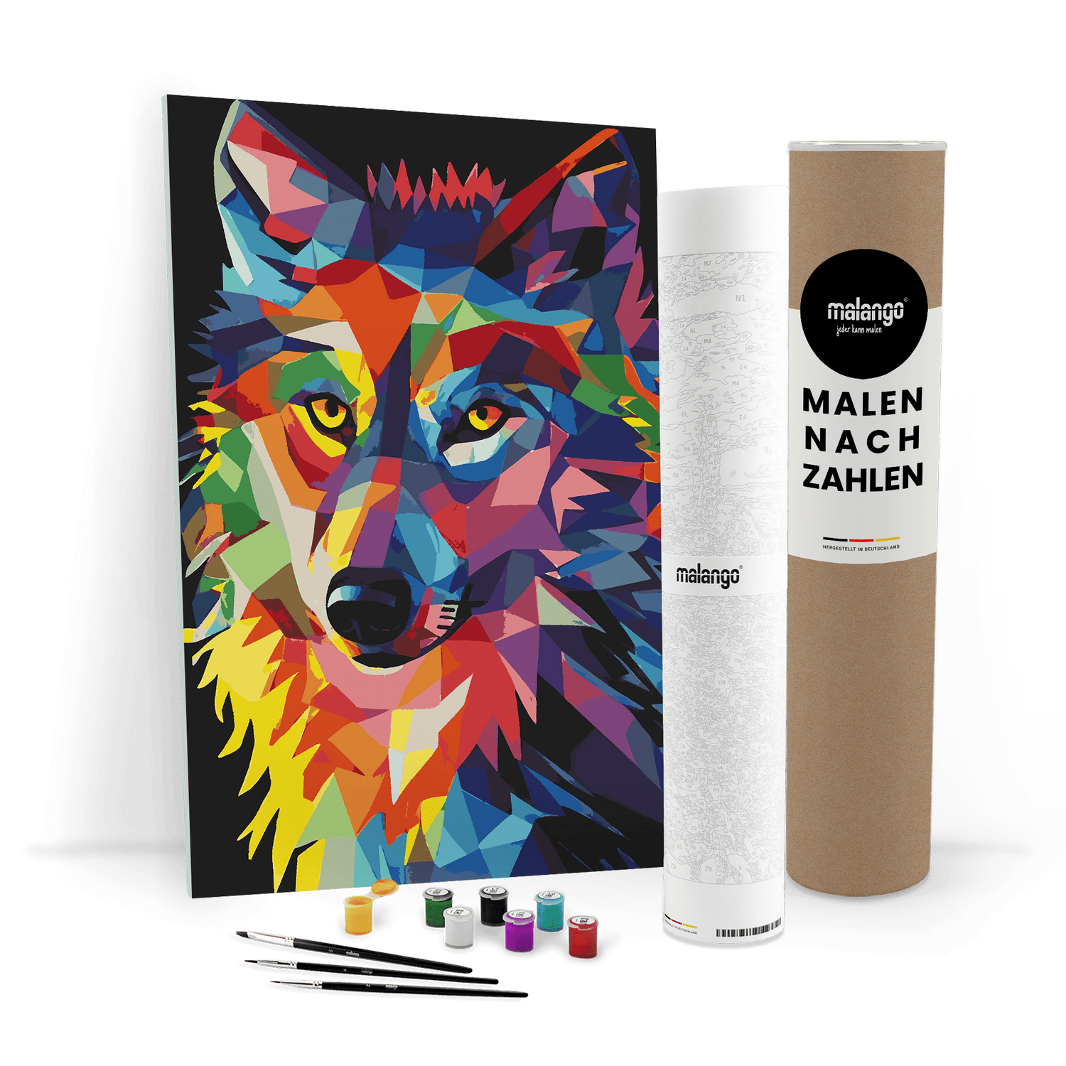 Malen nach Zahlen - Wolf Wolfgang