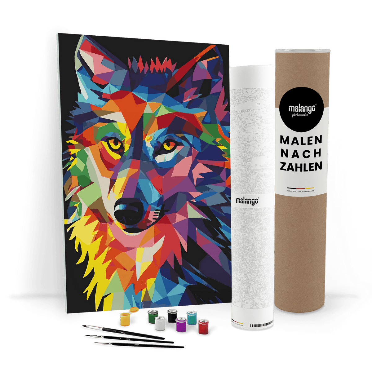 Malen nach Zahlen - Wolf Wolfgang