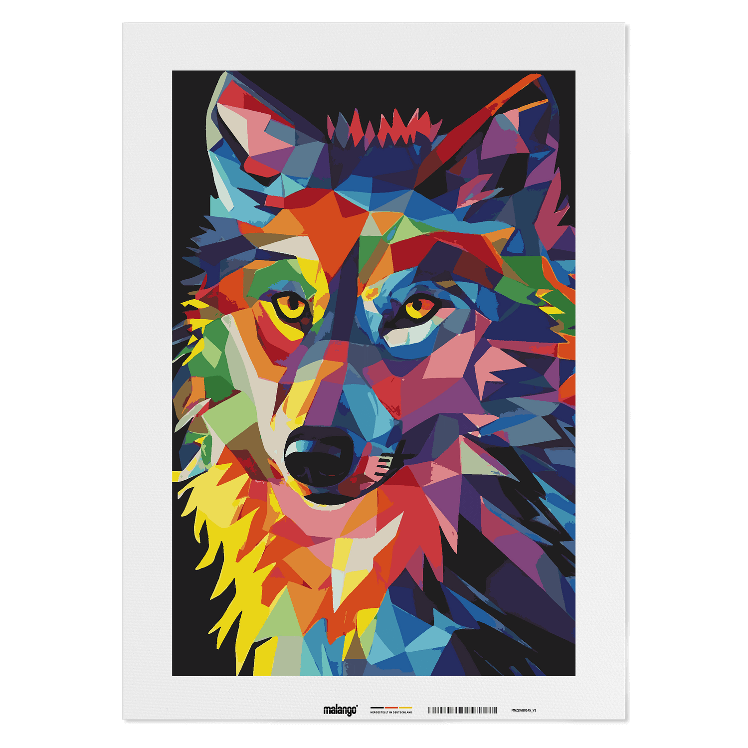 Malen nach Zahlen - Wolf Wolfgang