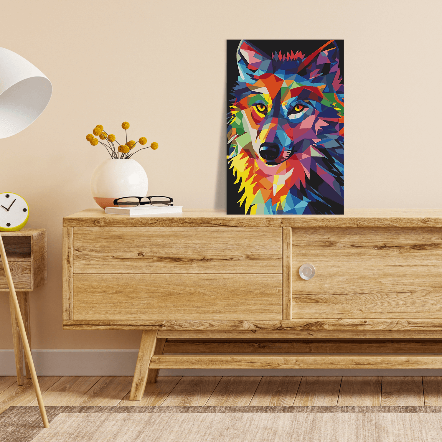 Malen nach Zahlen - Wolf Wolfgang