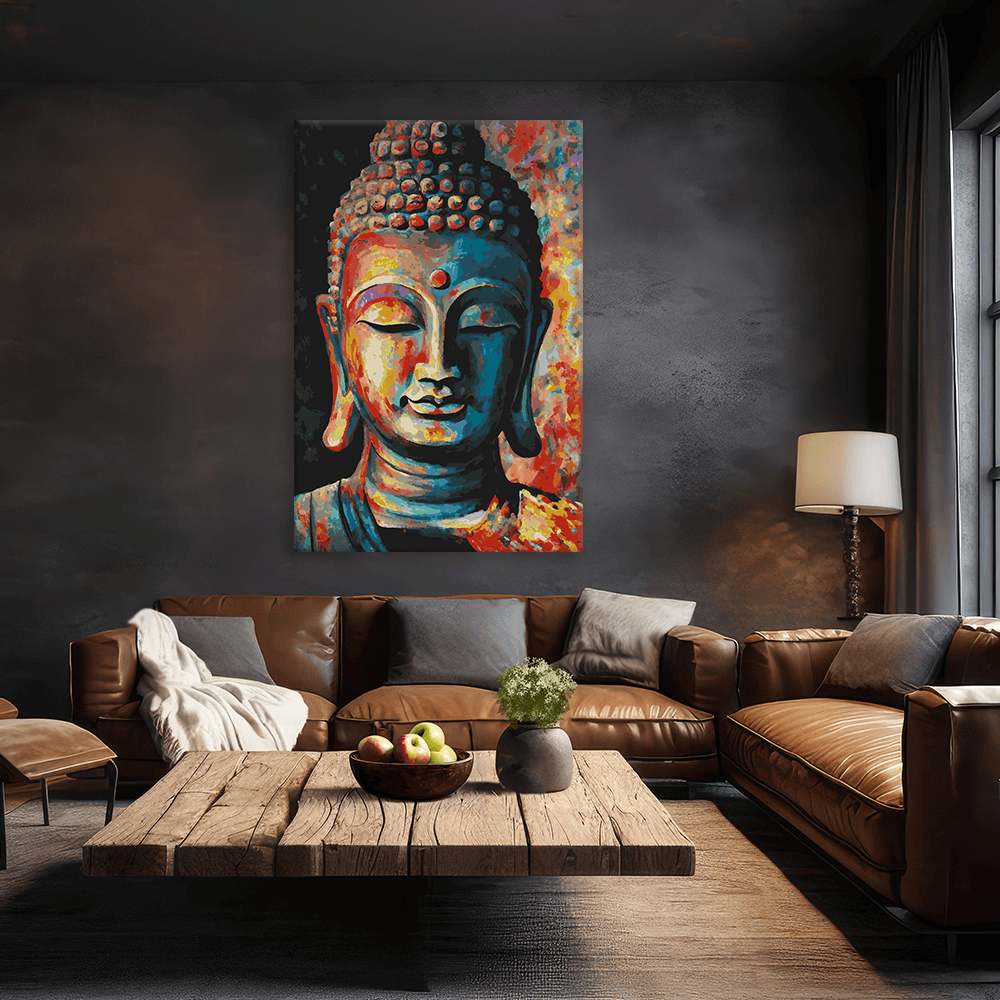 Malen nach Zahlen - Buddha Modern Art