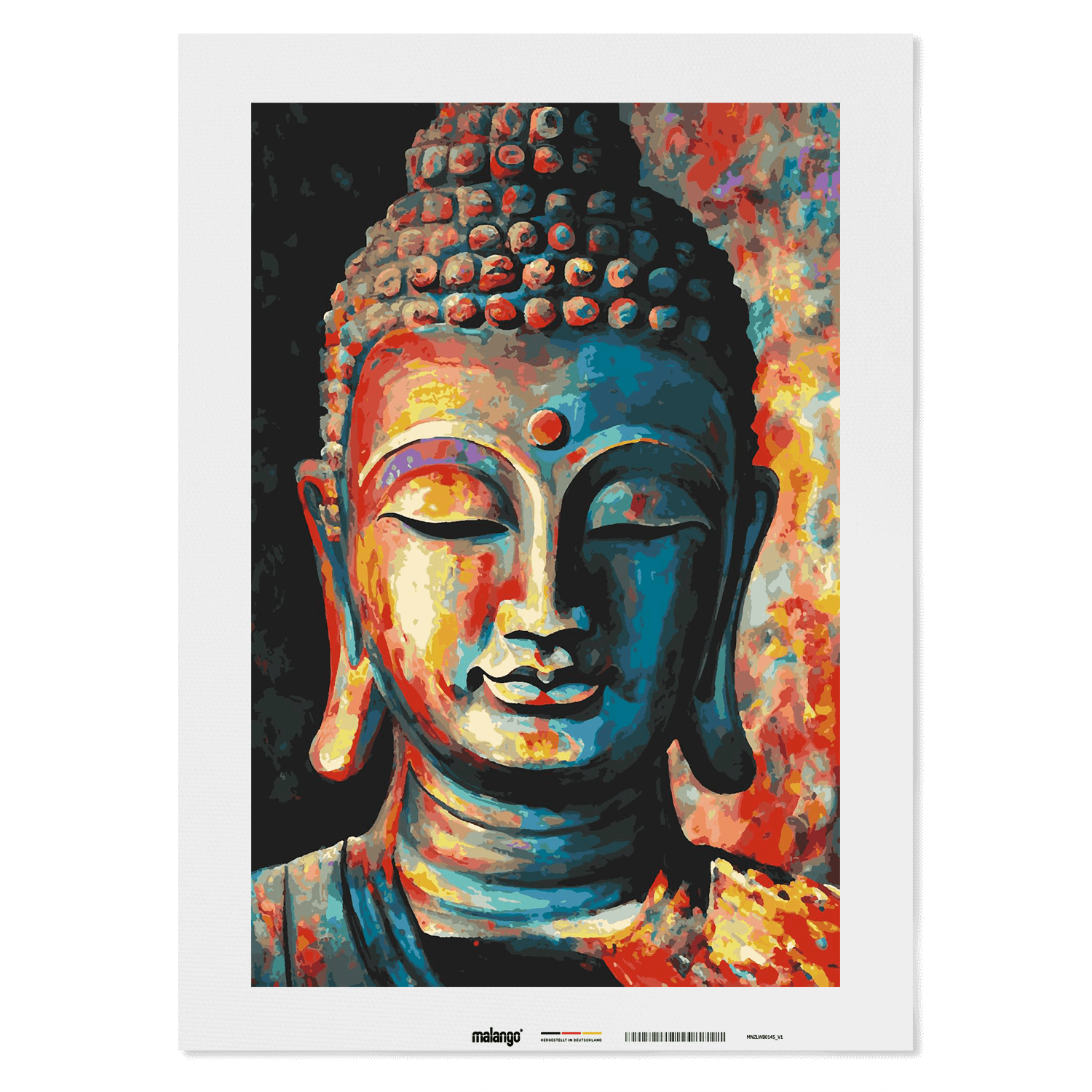 Malen nach Zahlen - Buddha Modern Art