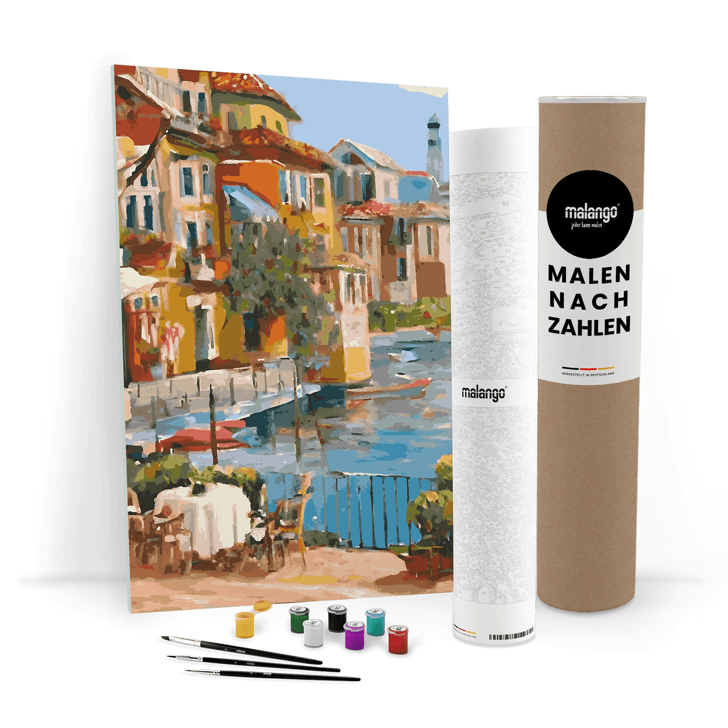 Malen nach Zahlen - Café am Garda See