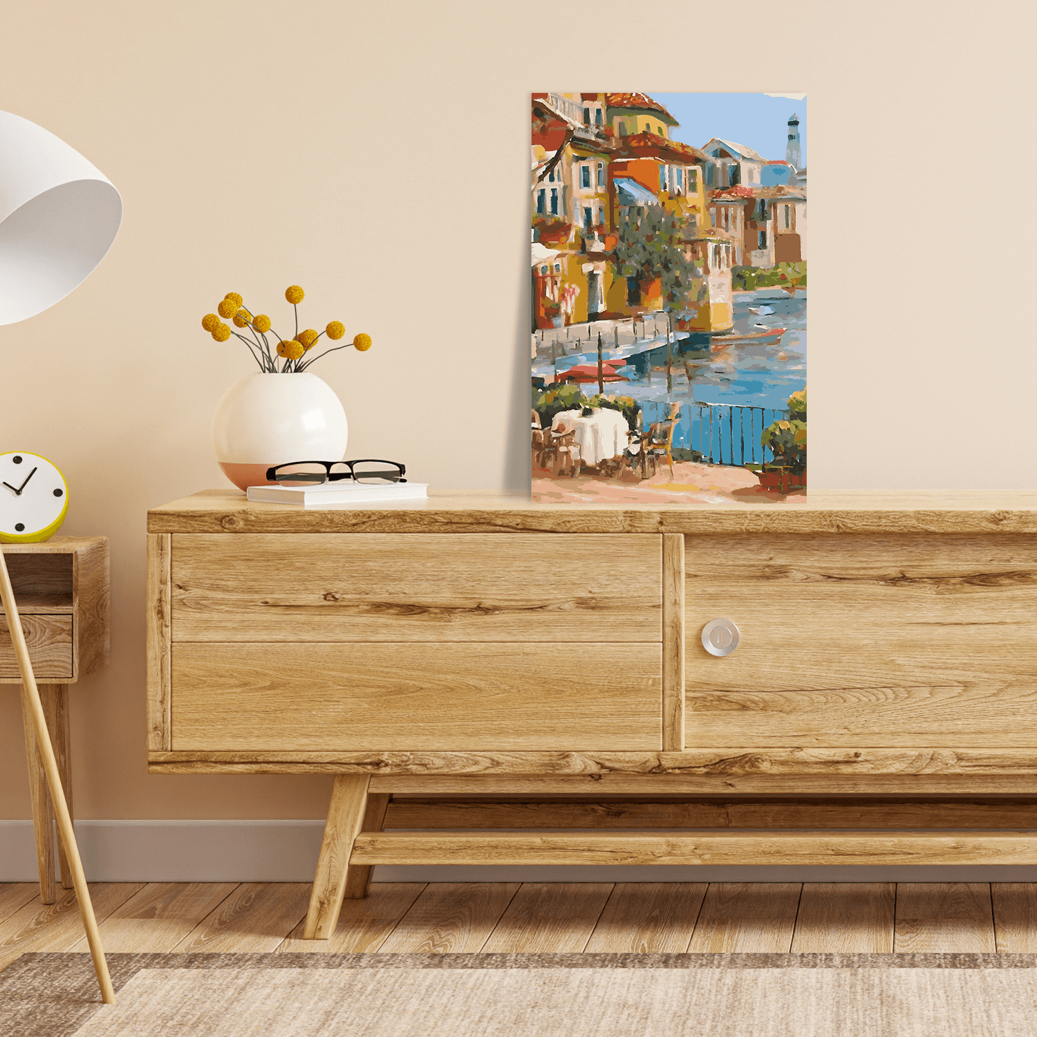 Malen nach Zahlen - Café am Garda See