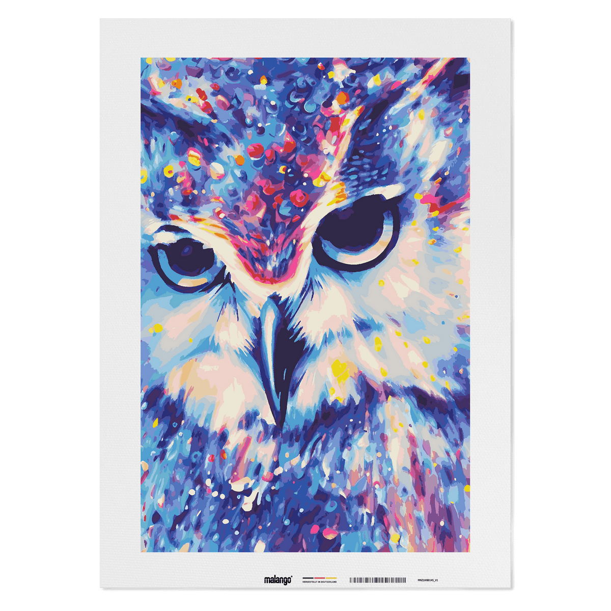 Malen nach Zahlen - Eule Erna