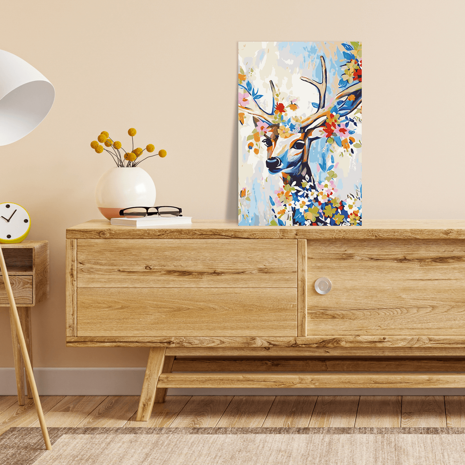 Malen nach Zahlen - Hirsch Hugo