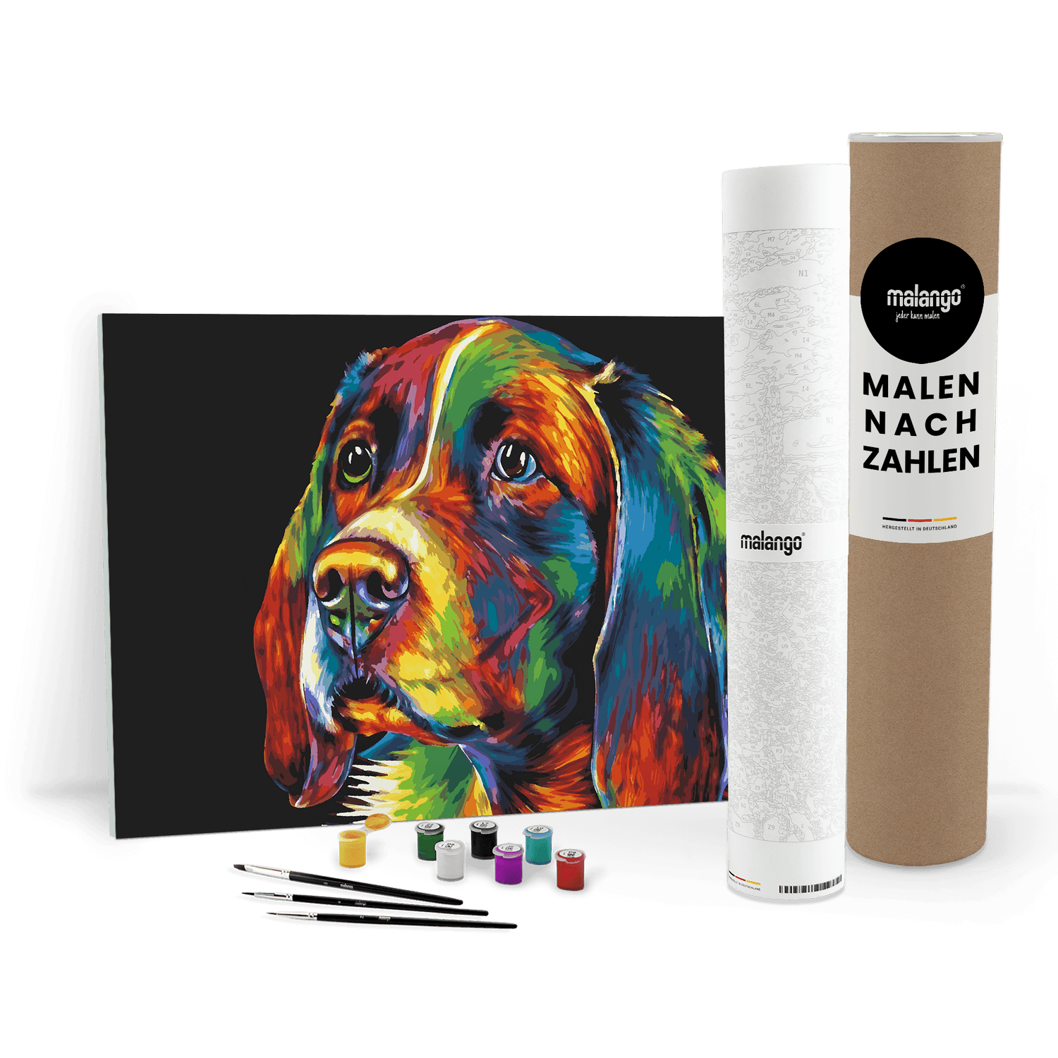 Malen nach Zahlen - Hund Hannibal