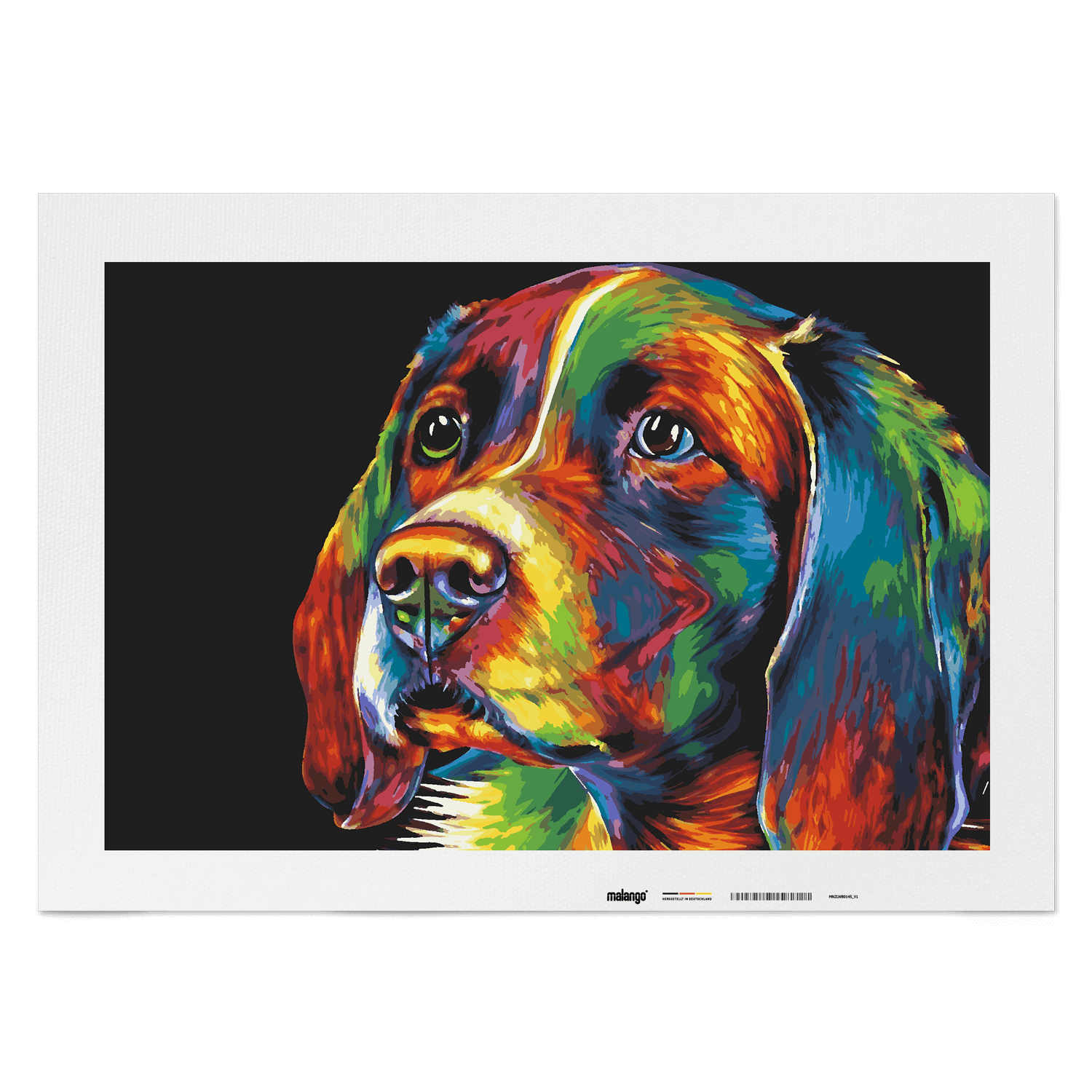 Malen nach Zahlen - Hund Hannibal