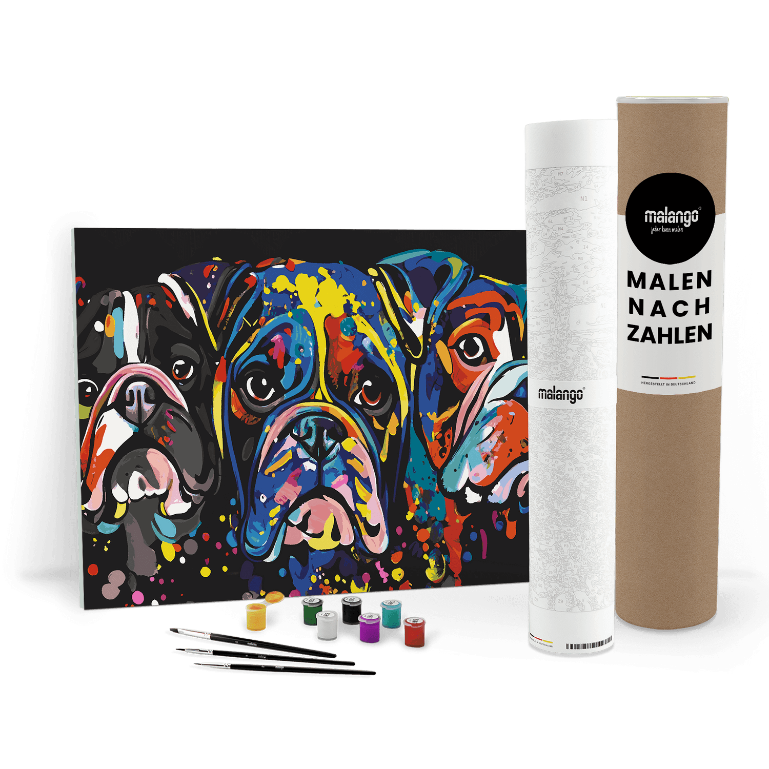 Malen nach Zahlen - Hunde Homies