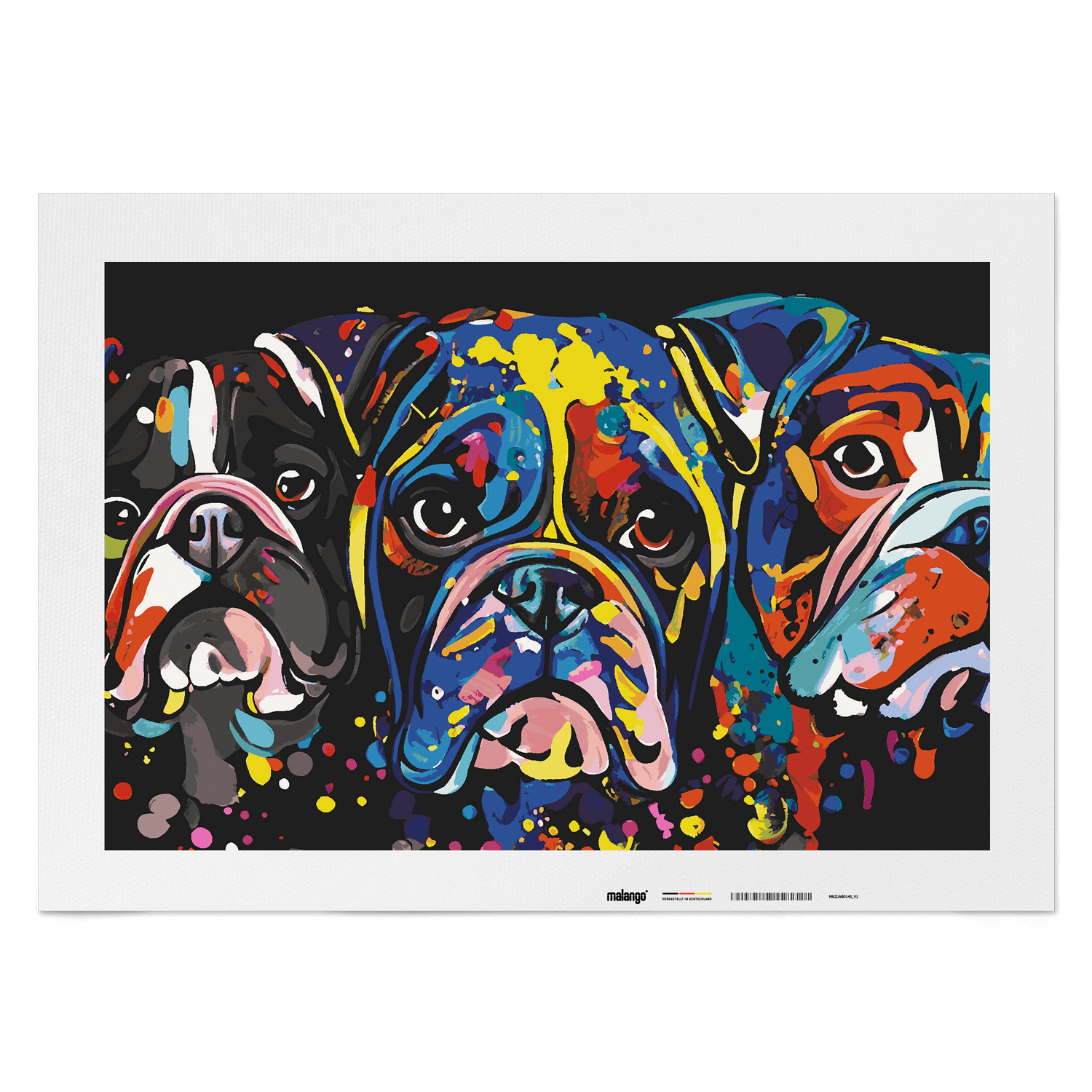 Malen nach Zahlen - Hunde Homies