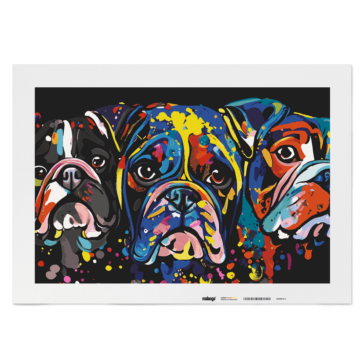 Malen nach Zahlen - Hunde Homies