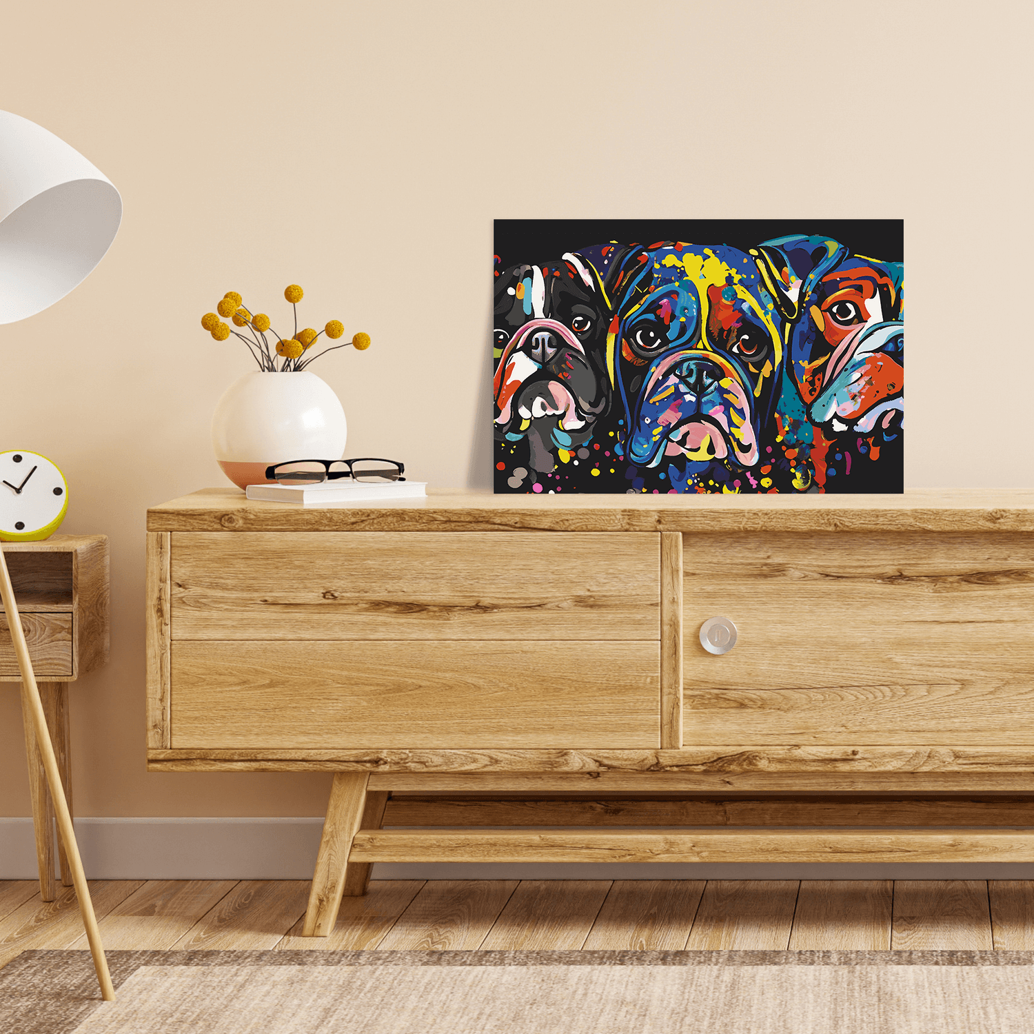 Malen nach Zahlen - Hunde Homies