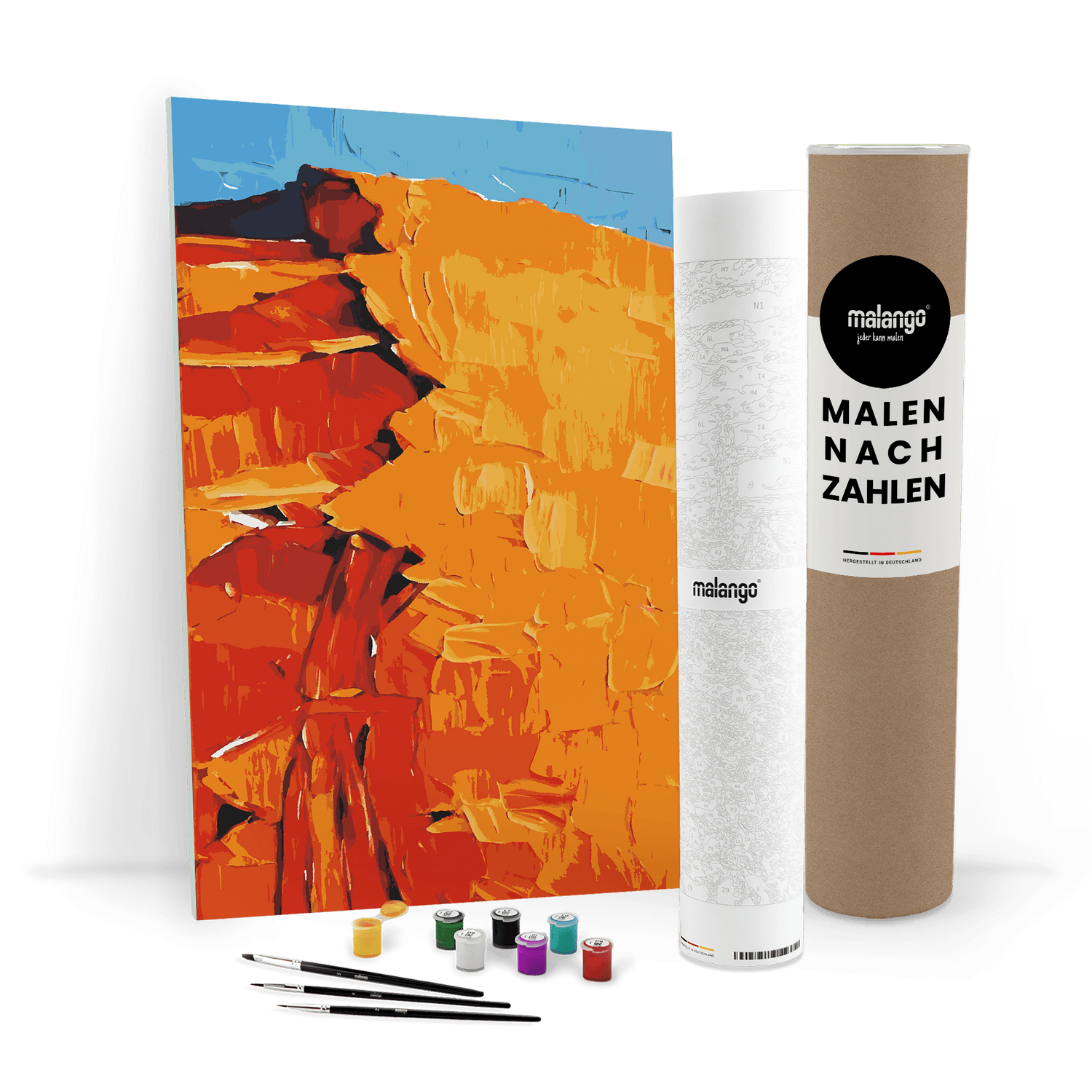 Malen nach Zahlen - Sandmeer in der Wüste