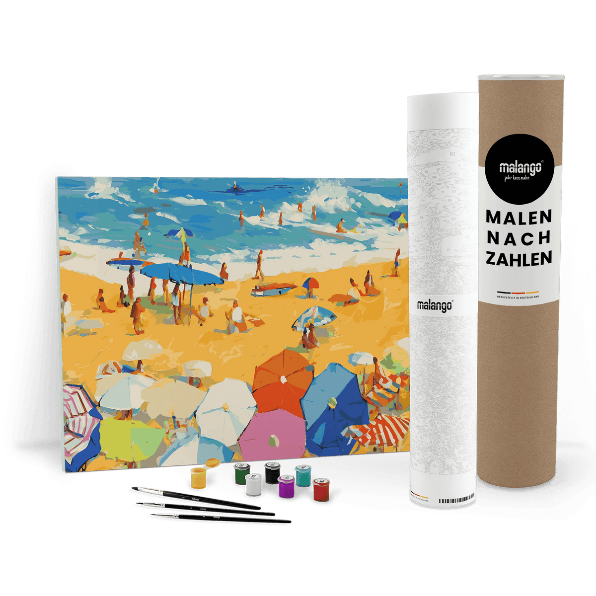 Malen nach Zahlen - Strandzeit am Meer