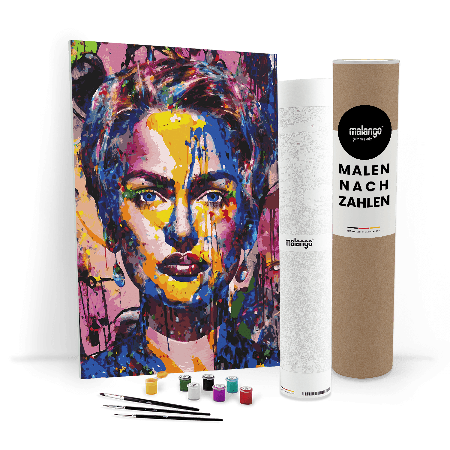 Malen nach Zahlen - Babe Blue Eyes