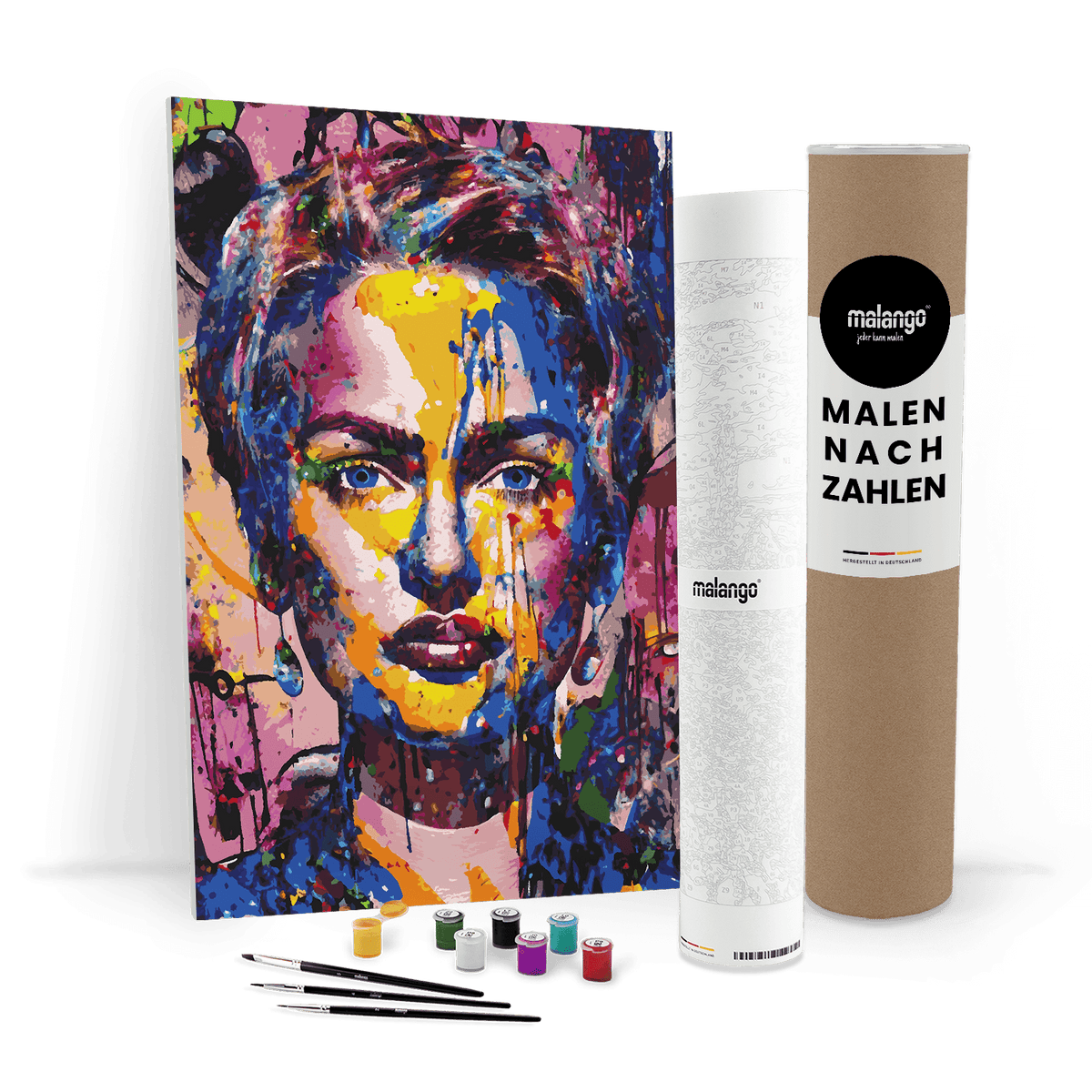 Malen nach Zahlen - Babe Blue Eyes