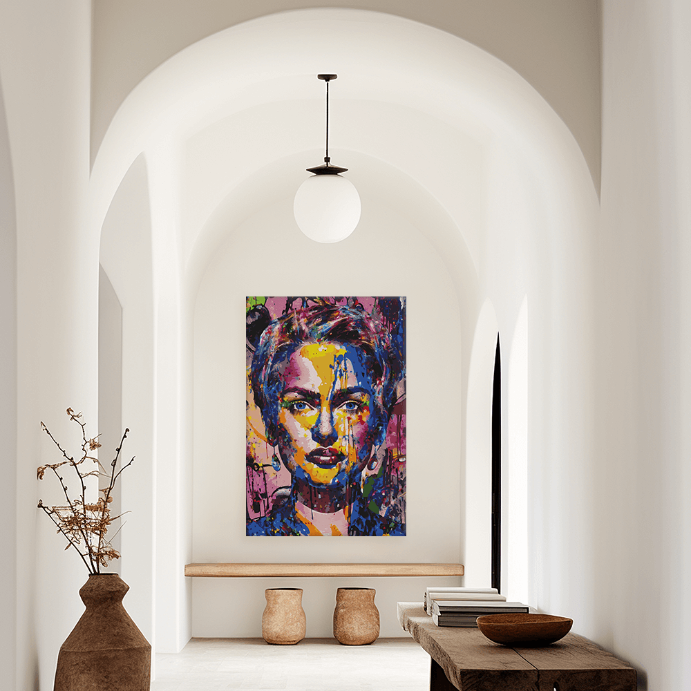 Malen nach Zahlen - Babe Blue Eyes