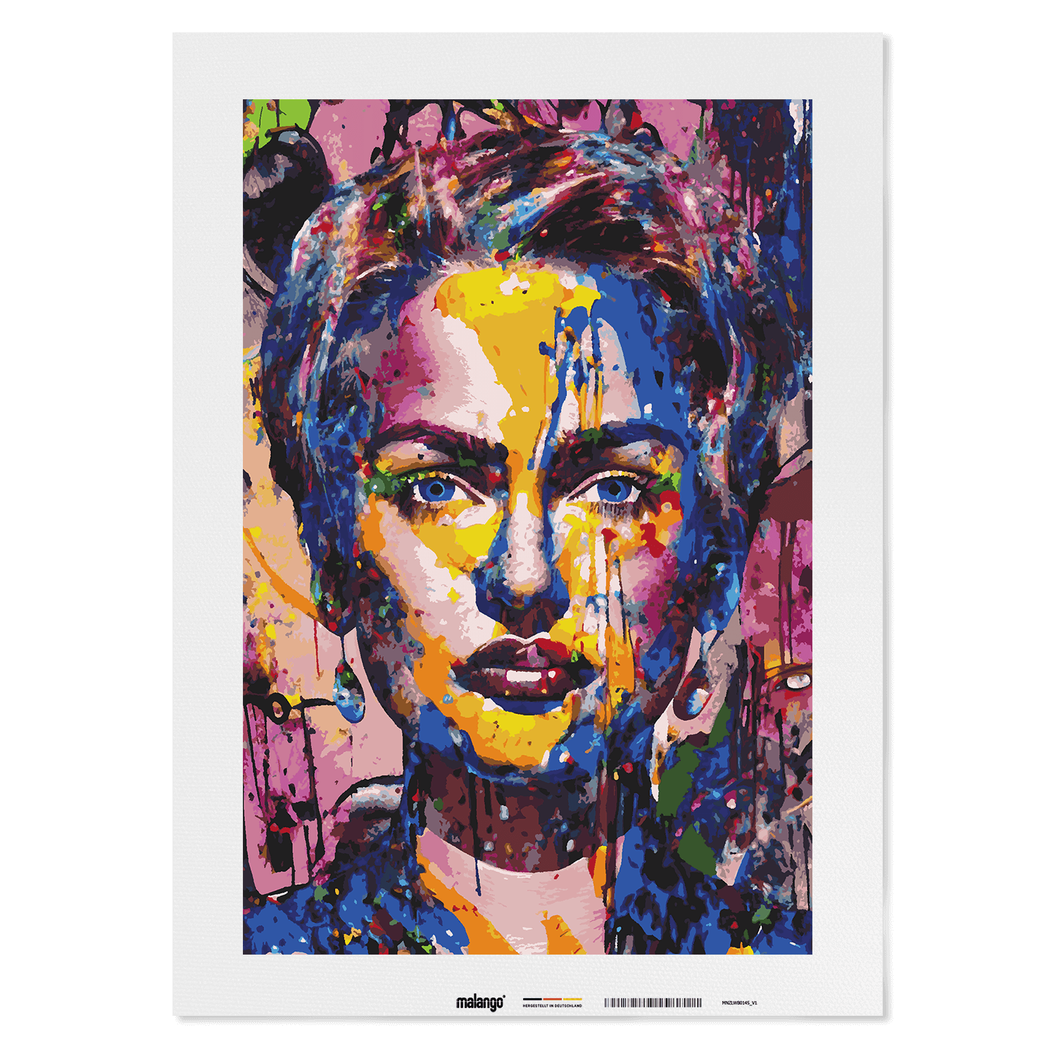 Malen nach Zahlen - Babe Blue Eyes