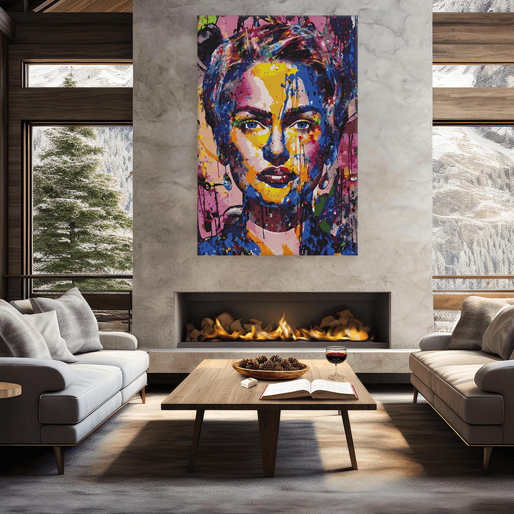 Malen nach Zahlen - Babe Blue Eyes