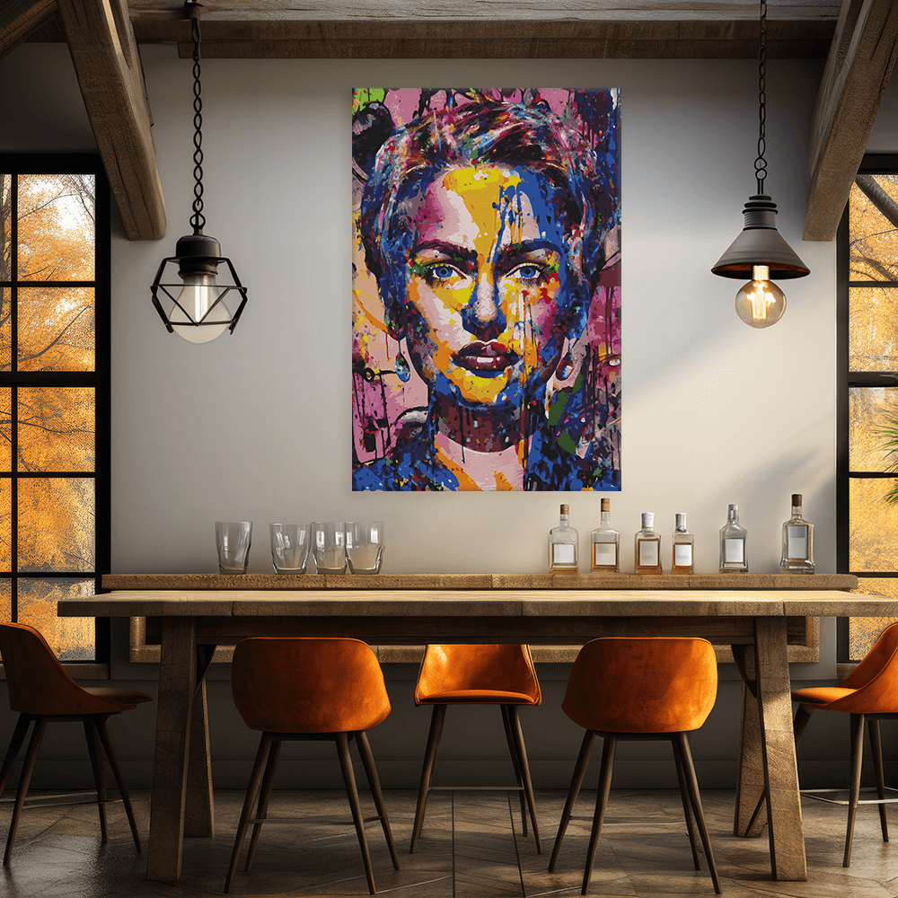 Malen nach Zahlen - Babe Blue Eyes