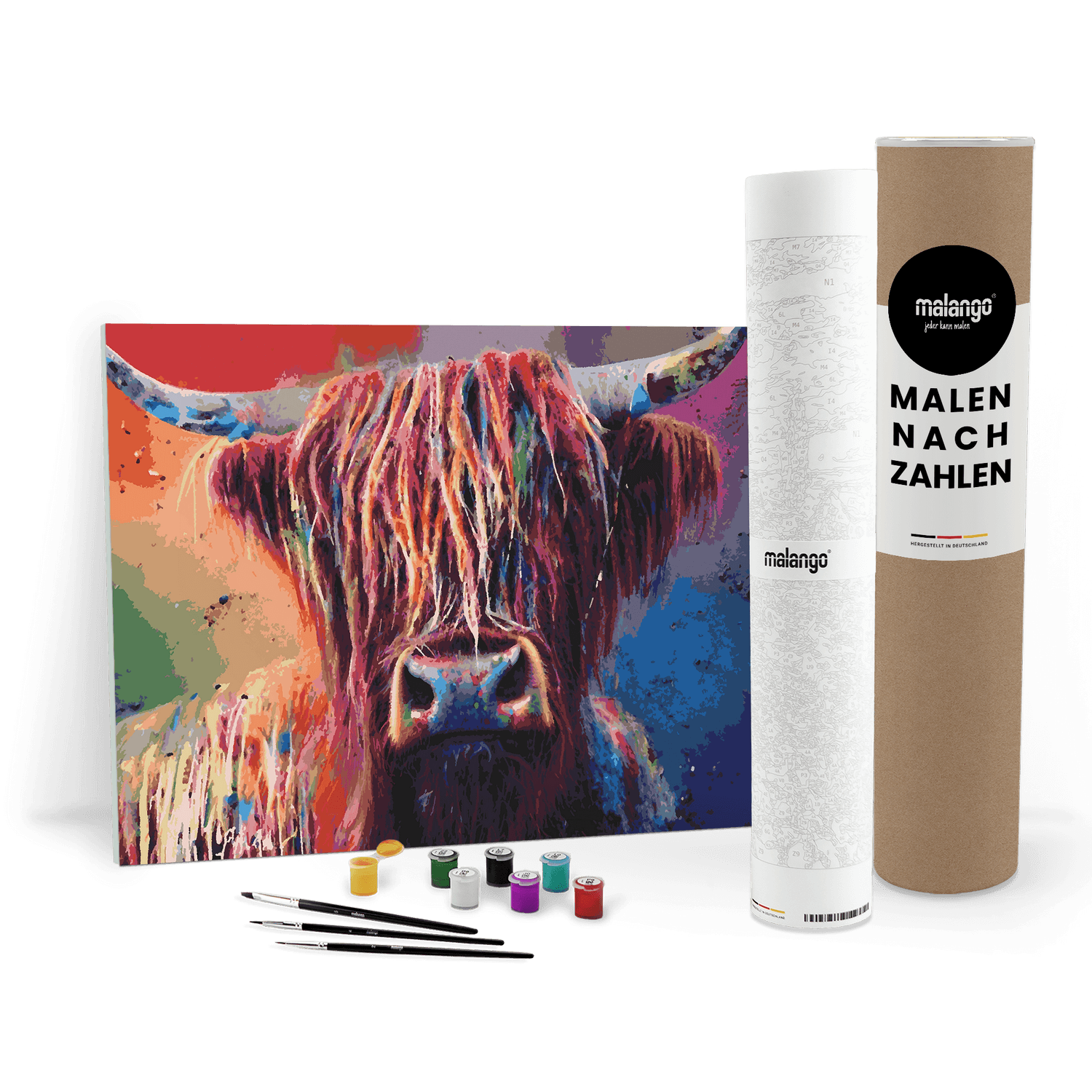 Malen nach Zahlen - Bulle Blossom