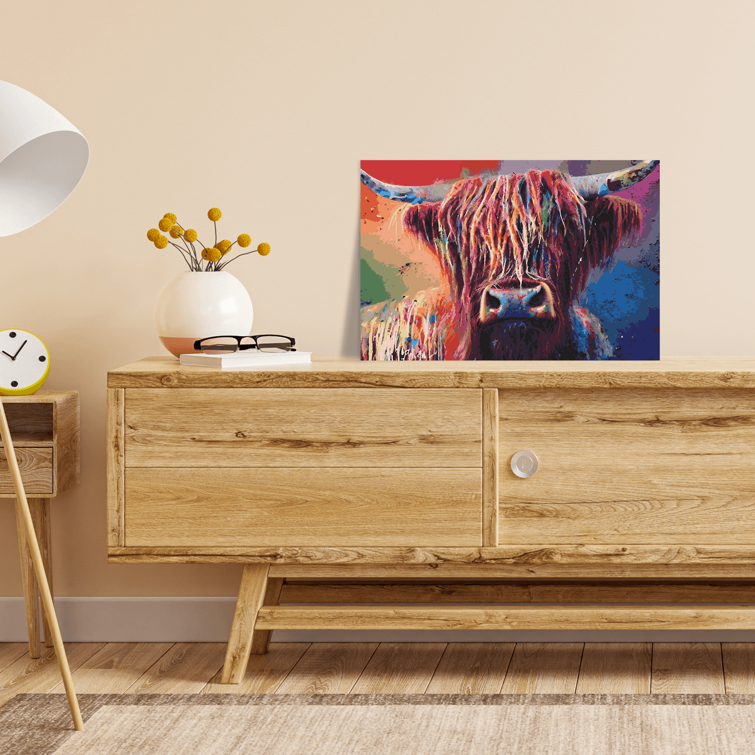 Malen nach Zahlen - Bulle Blossom