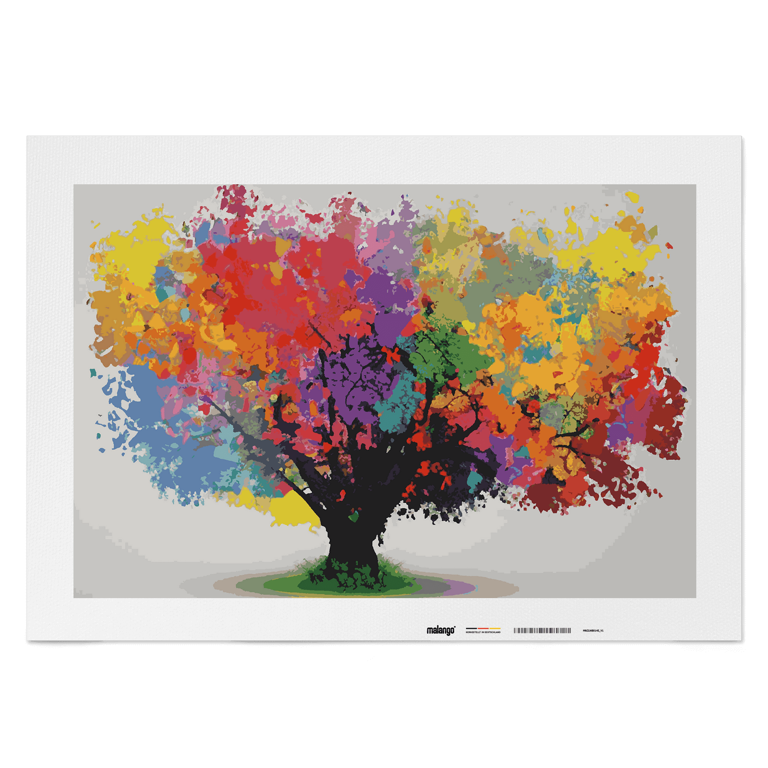 Malen nach Zahlen - Bunter Baum