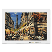Malen nach Zahlen - Café am Eifelturm No. 4