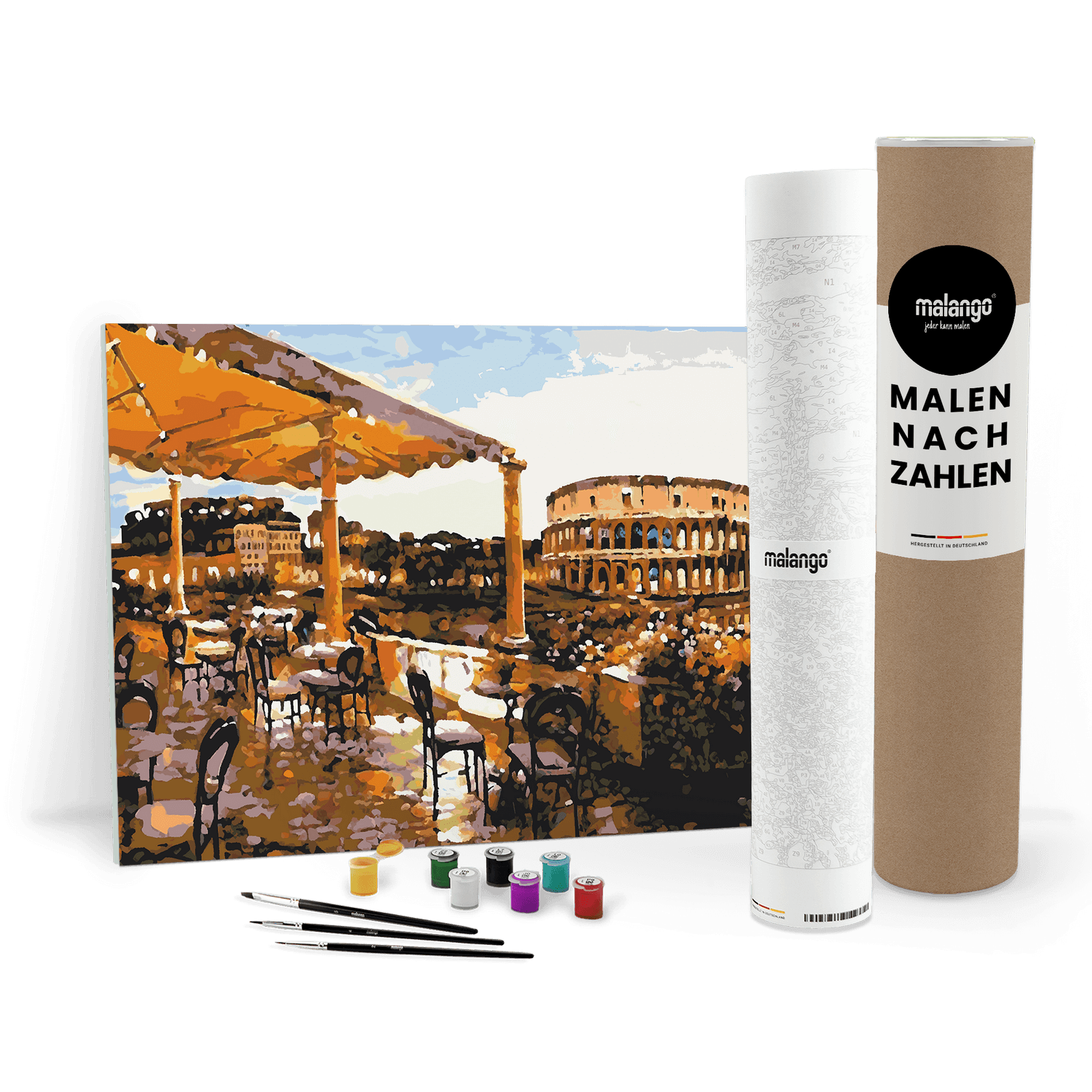 Malen nach Zahlen - Café am Kolosseum No. 1