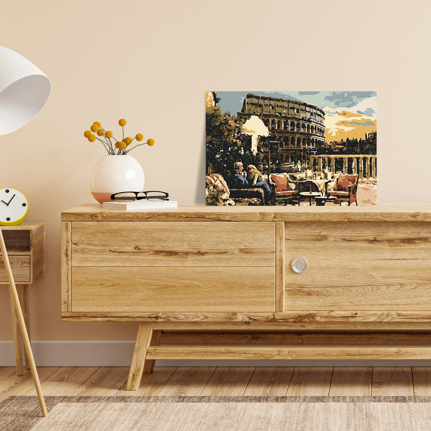 Malen nach Zahlen - Café am Kolosseum No. 2