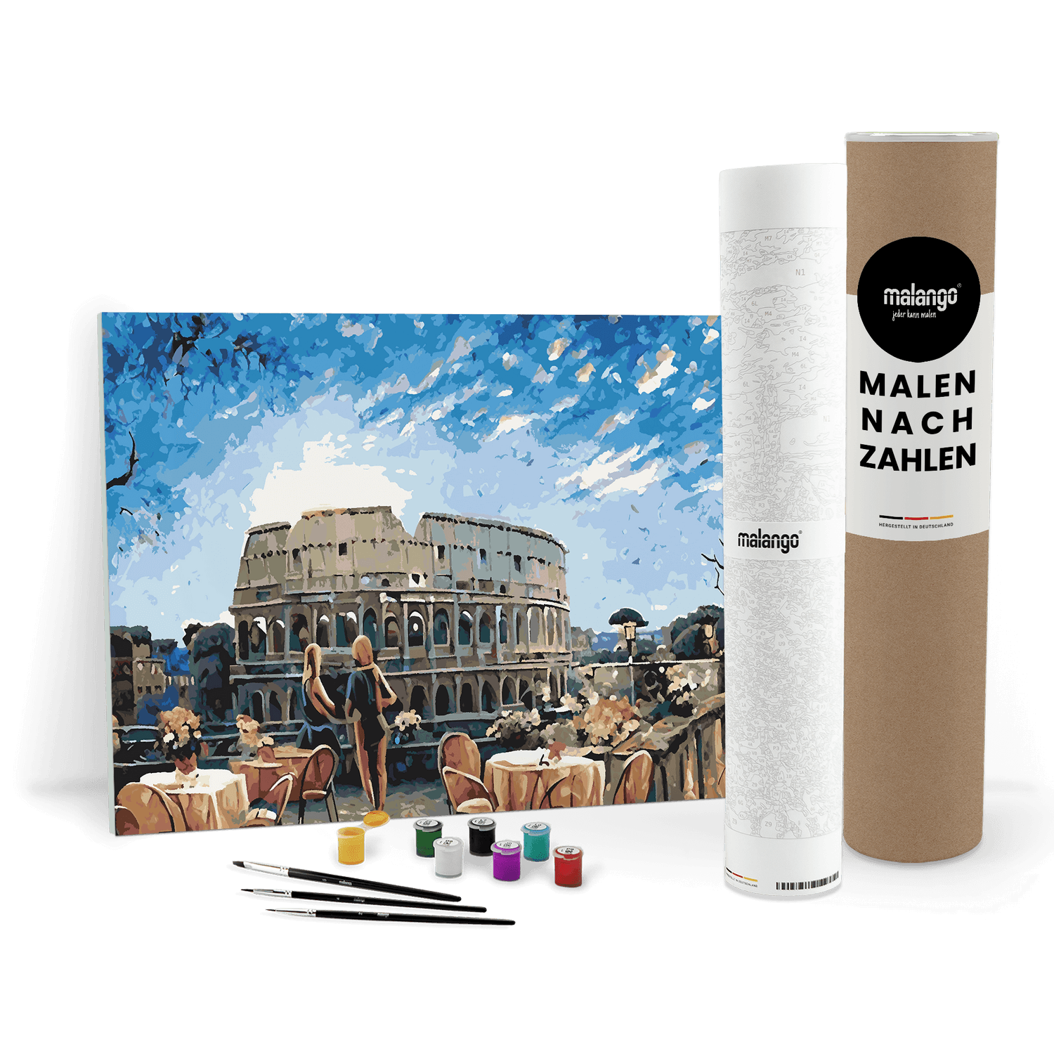 Malen nach Zahlen - Café am Kolosseum No. 3