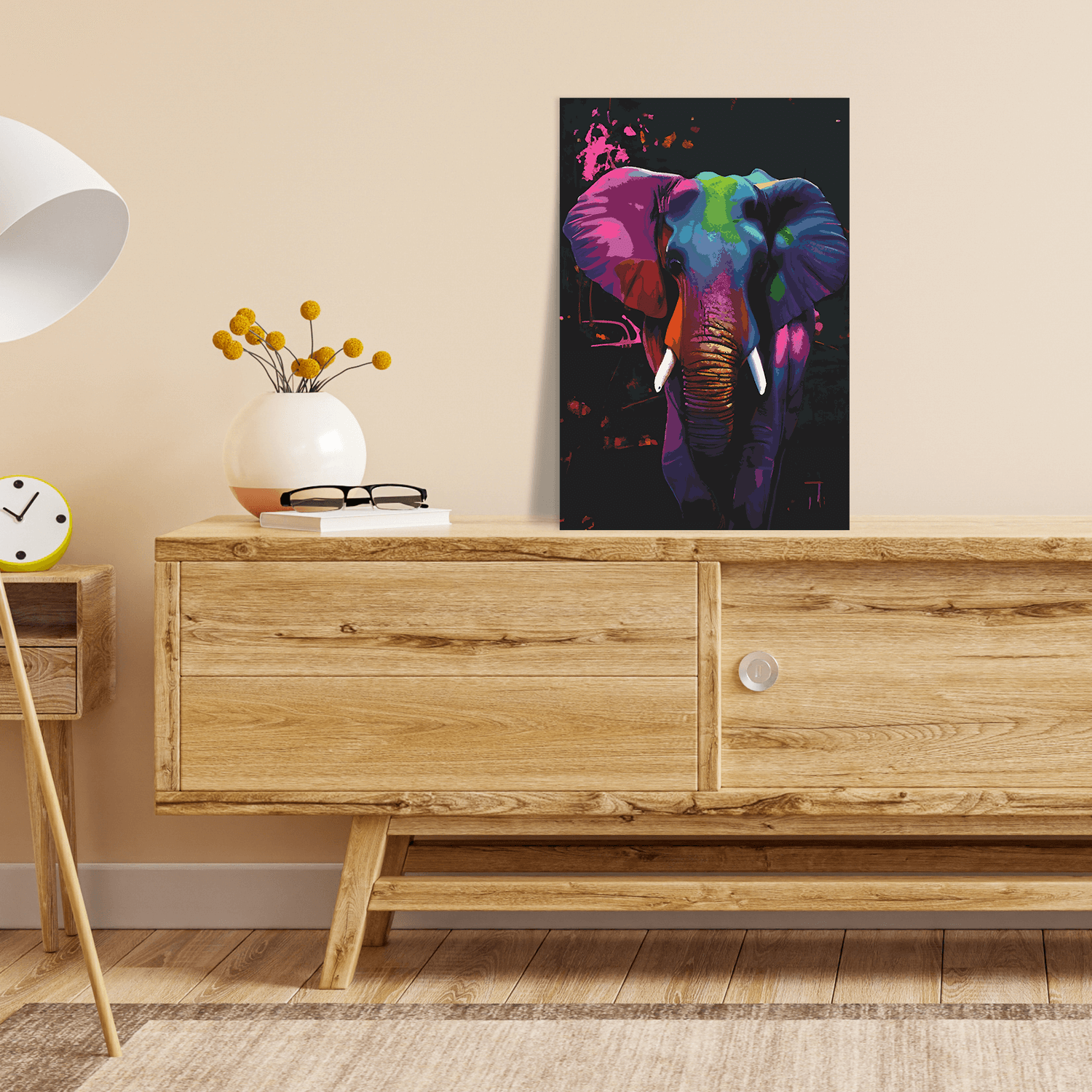 Malen nach Zahlen - Elefant Erika