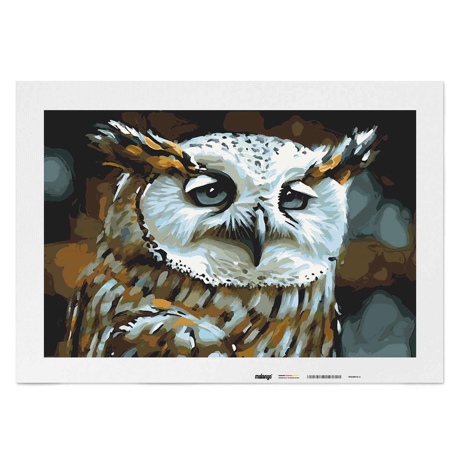 Malen nach Zahlen - Eule Elena