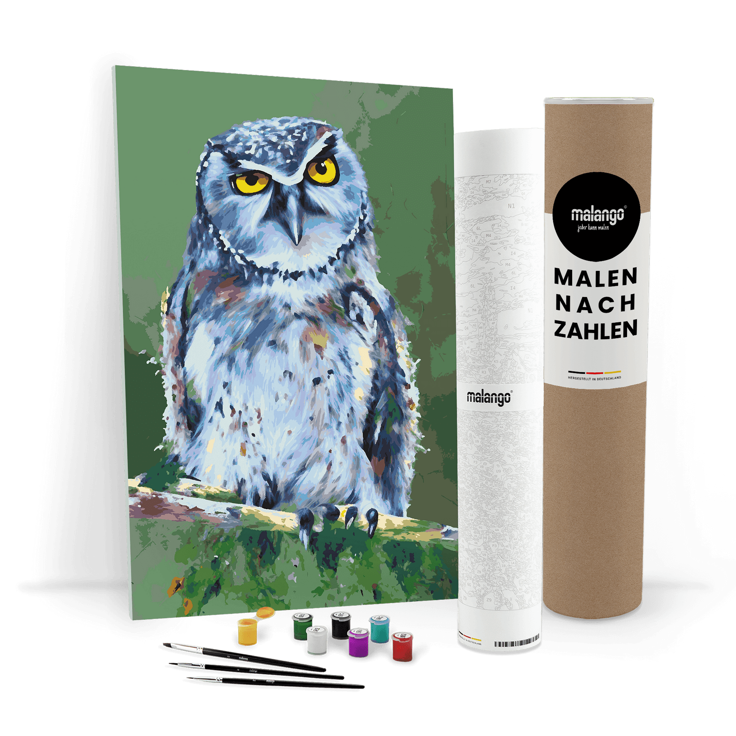 Malen nach Zahlen - Eule Ernst