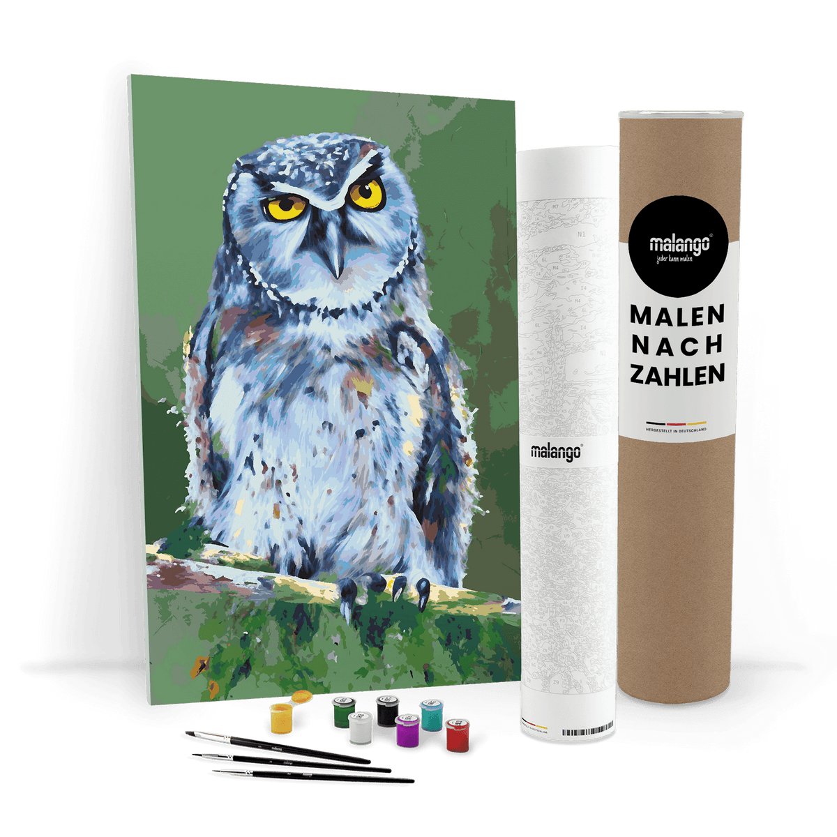 Malen nach Zahlen - Eule Ernst