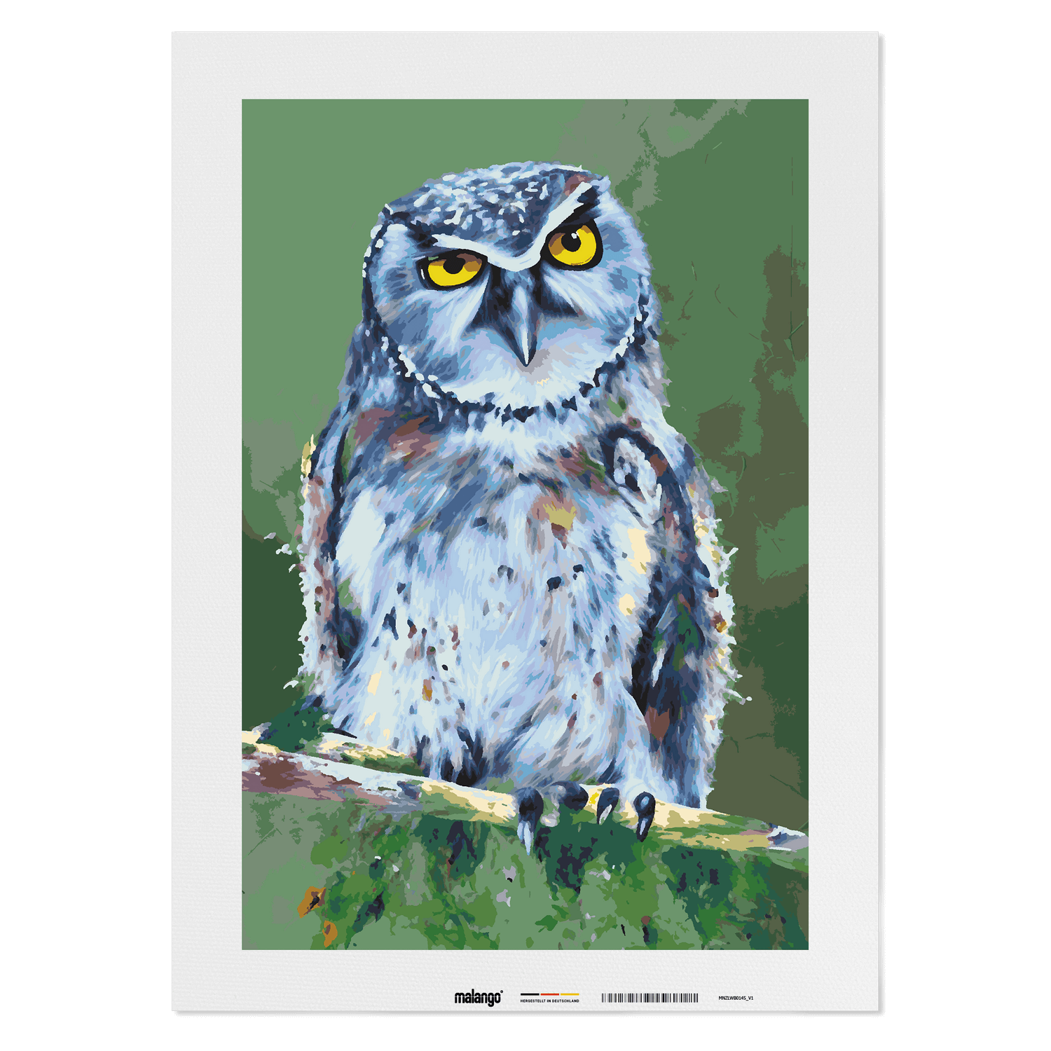 Malen nach Zahlen - Eule Ernst