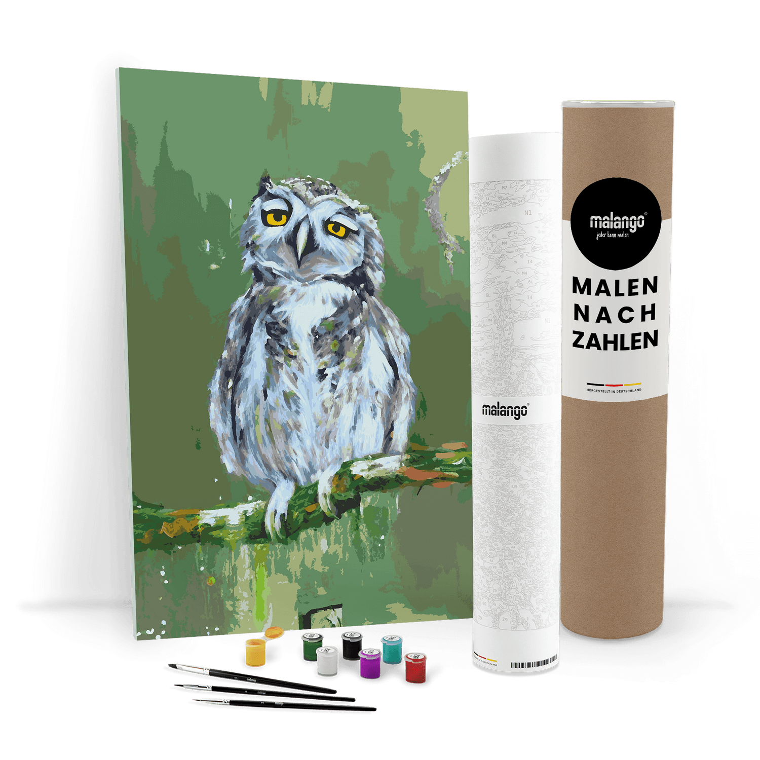 Malen nach Zahlen - Eule Eva