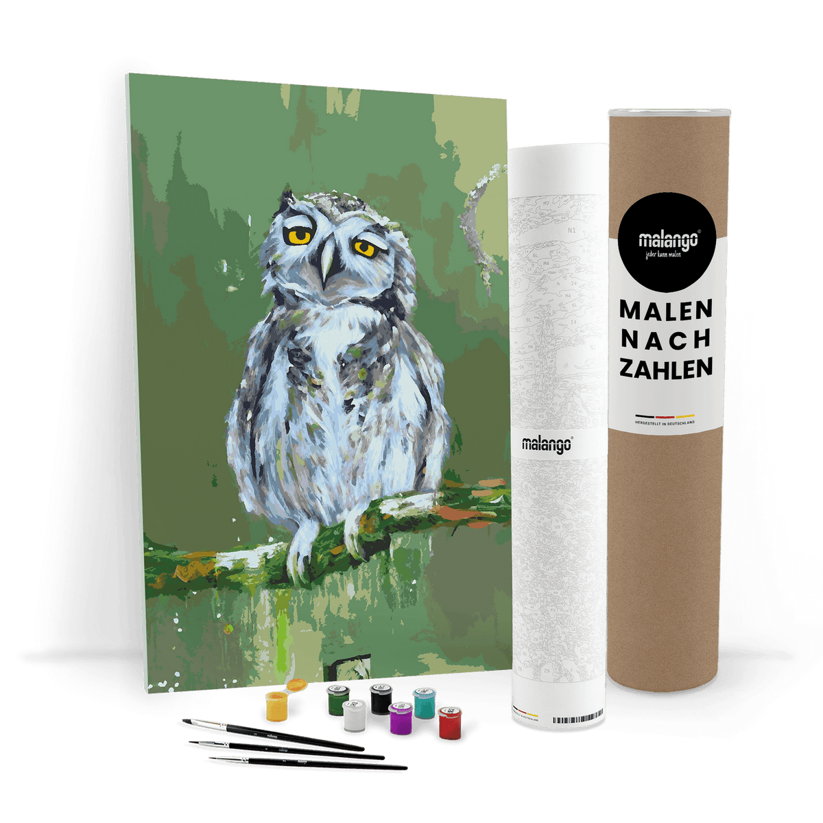 Malen nach Zahlen - Eule Eva