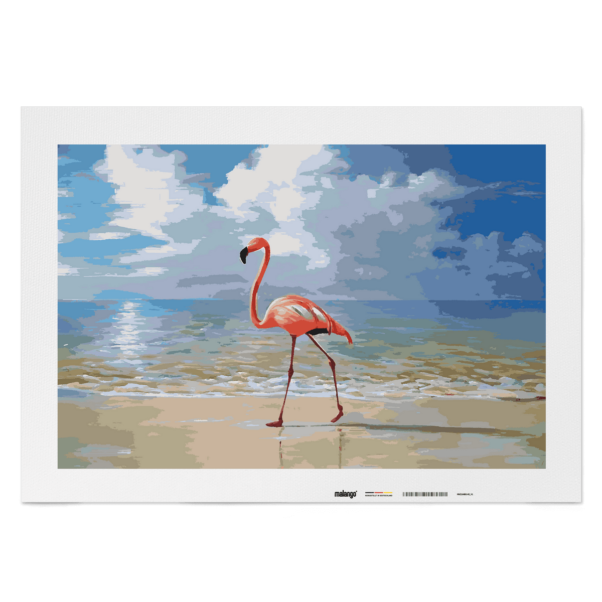 Malen nach Zahlen - Flamingo Flavio