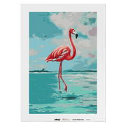 Malen nach Zahlen - Flamingo Florentine
