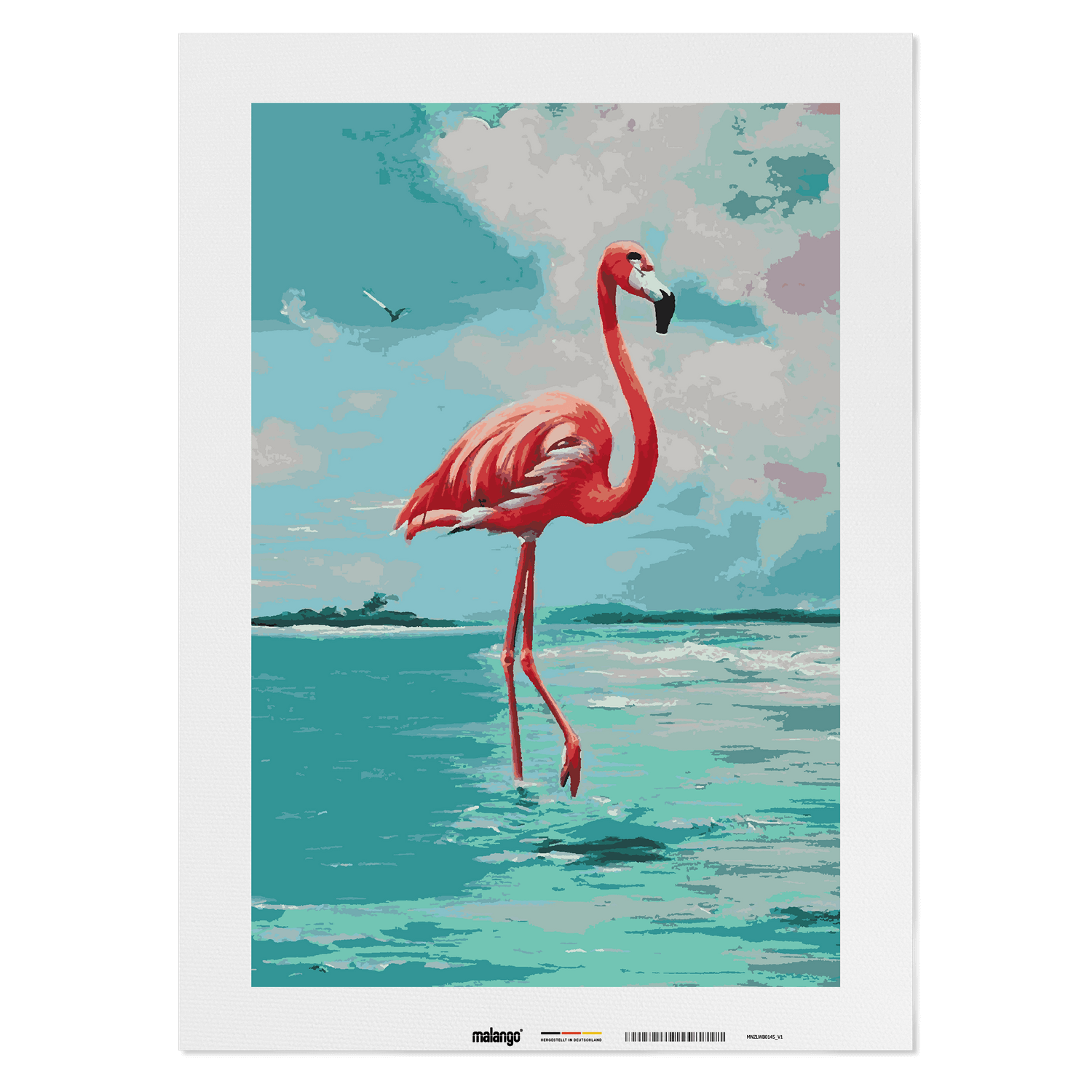 Malen nach Zahlen - Flamingo Florentine