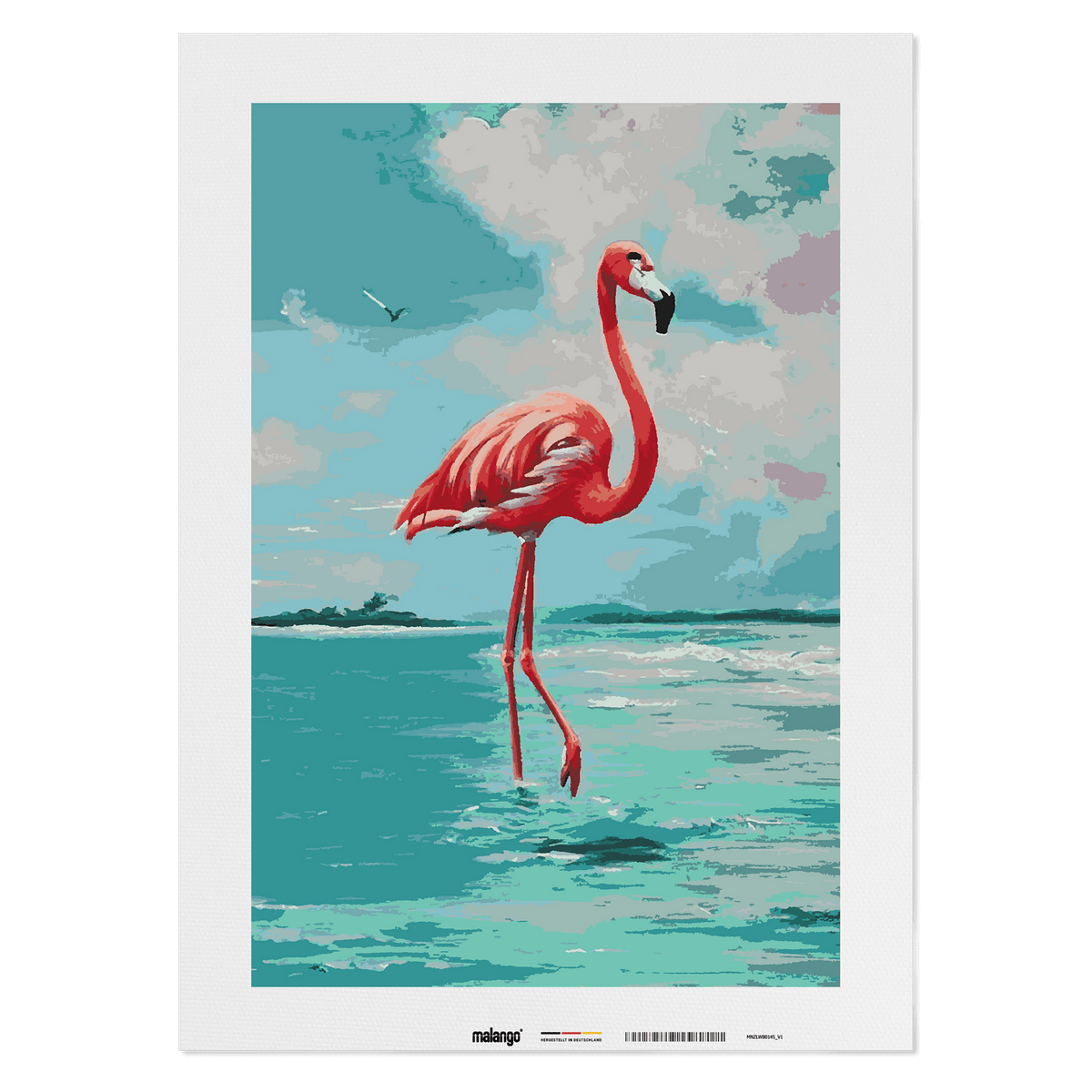 Malen nach Zahlen - Flamingo Florentine