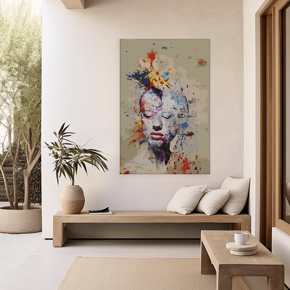 Malen nach Zahlen - Frau Marta Mindblow