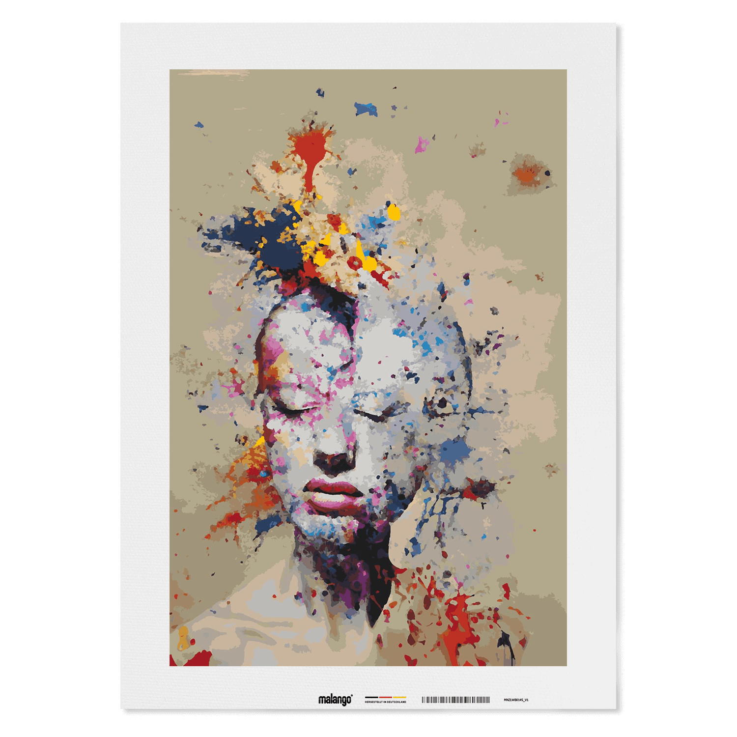 Malen nach Zahlen - Frau Marta Mindblow