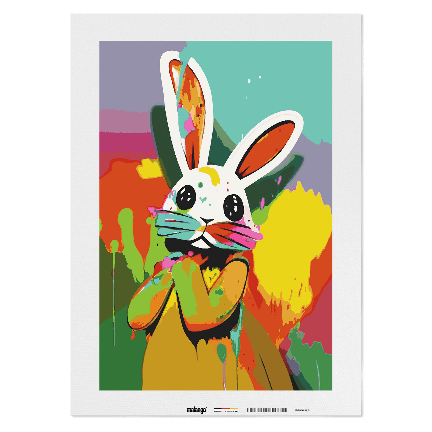 Malen nach Zahlen - Hase Hannibal