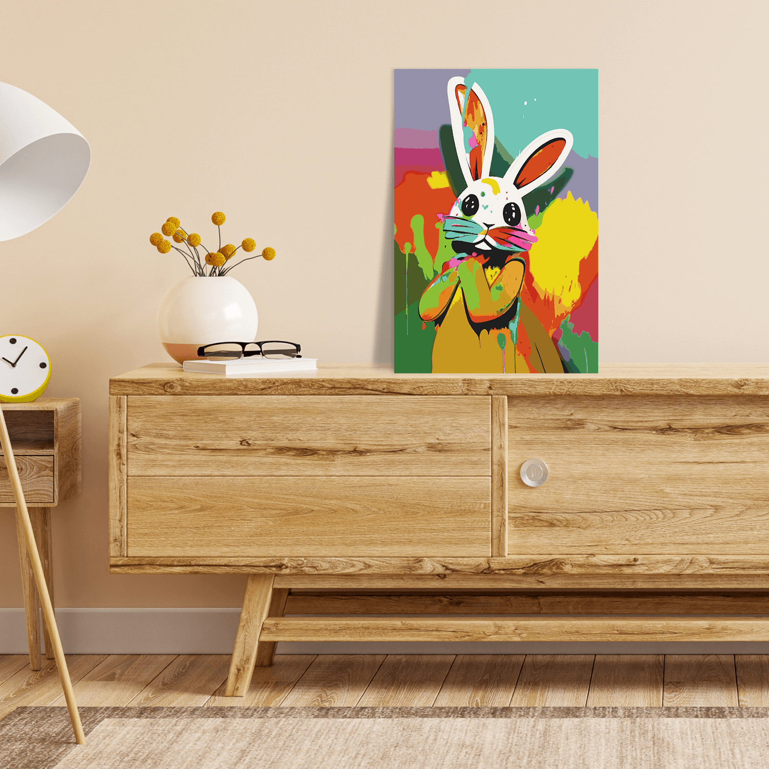 Malen nach Zahlen - Hase Hannibal