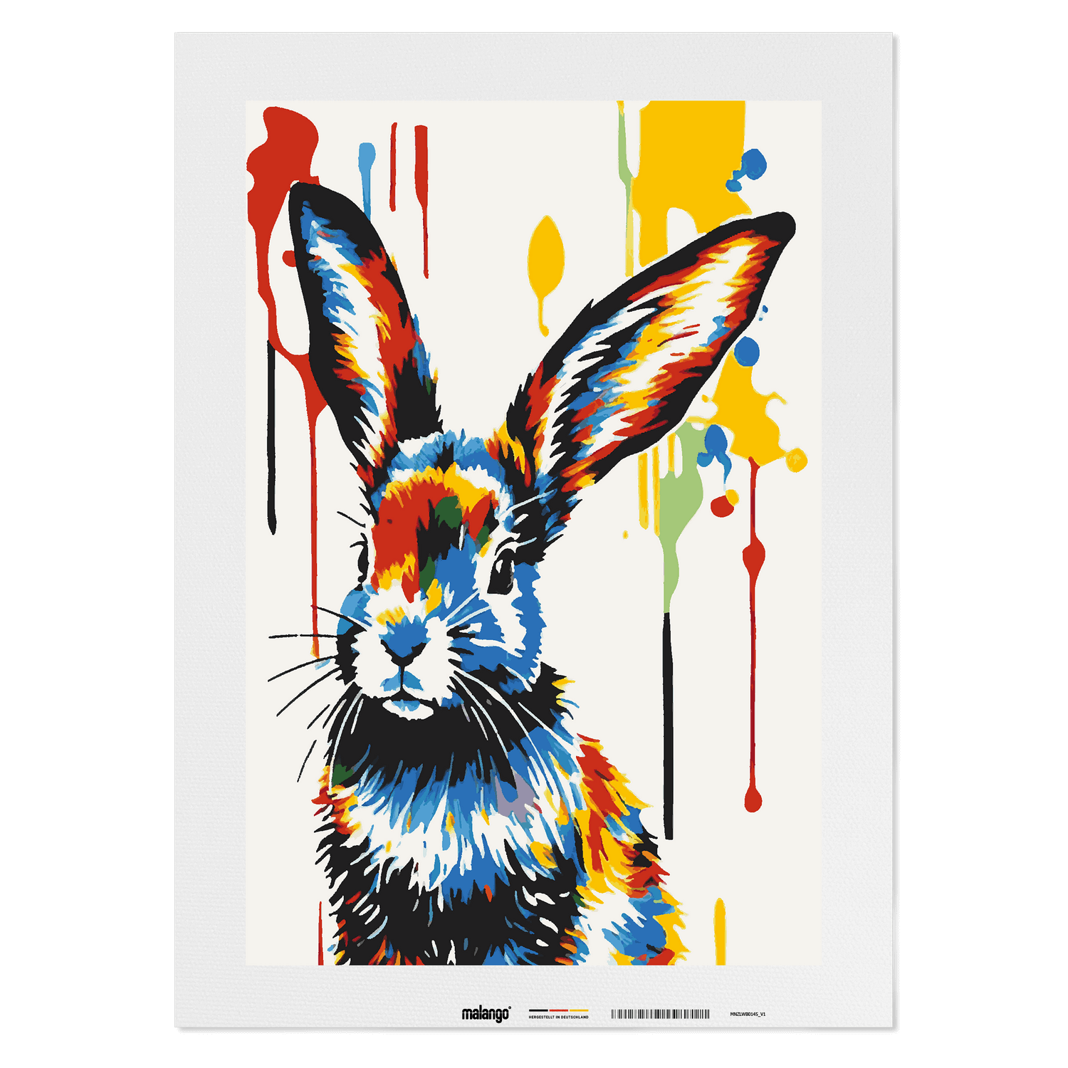 Malen nach Zahlen - Hase Hans